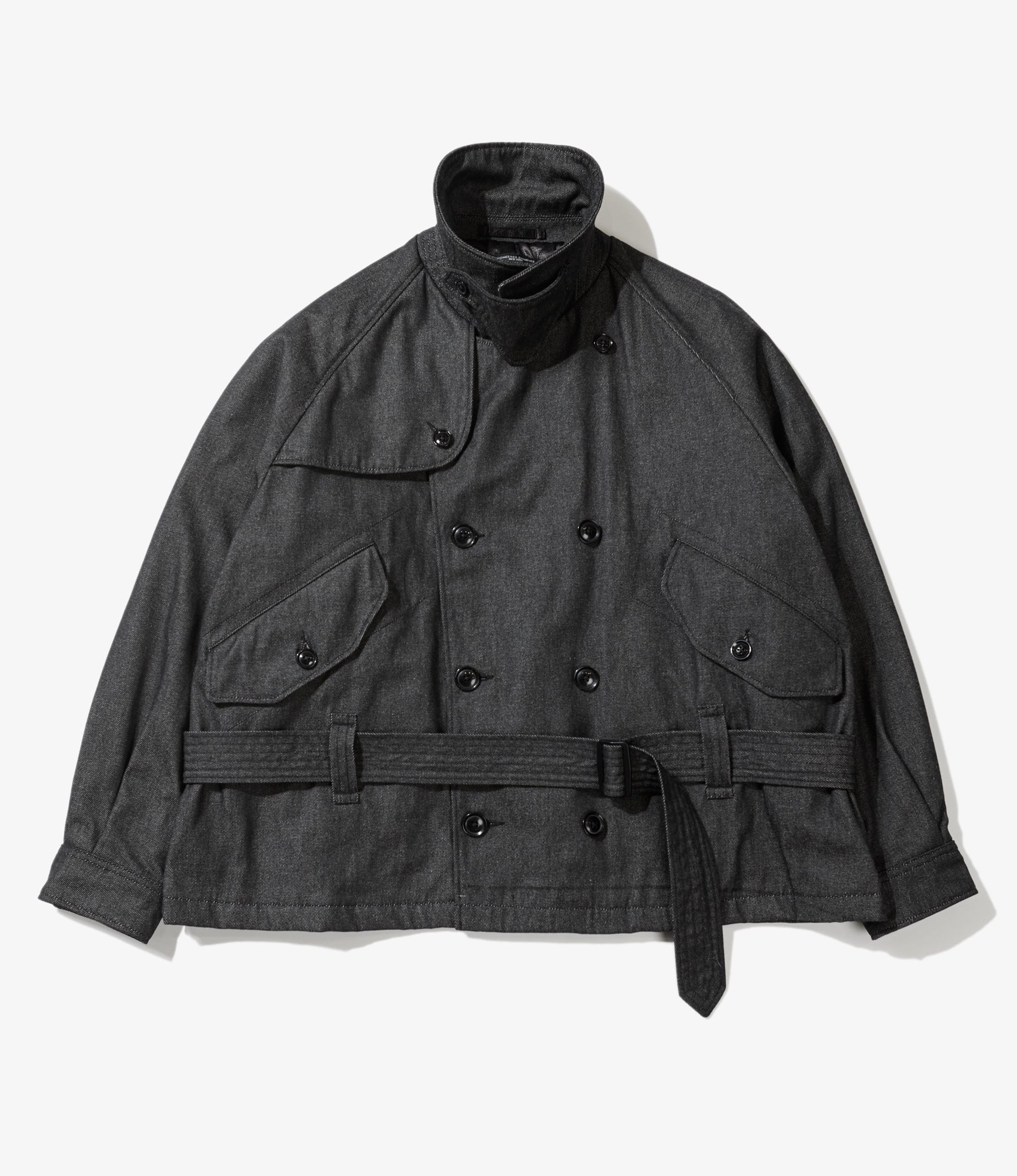 Short Trench - Black PC Denim