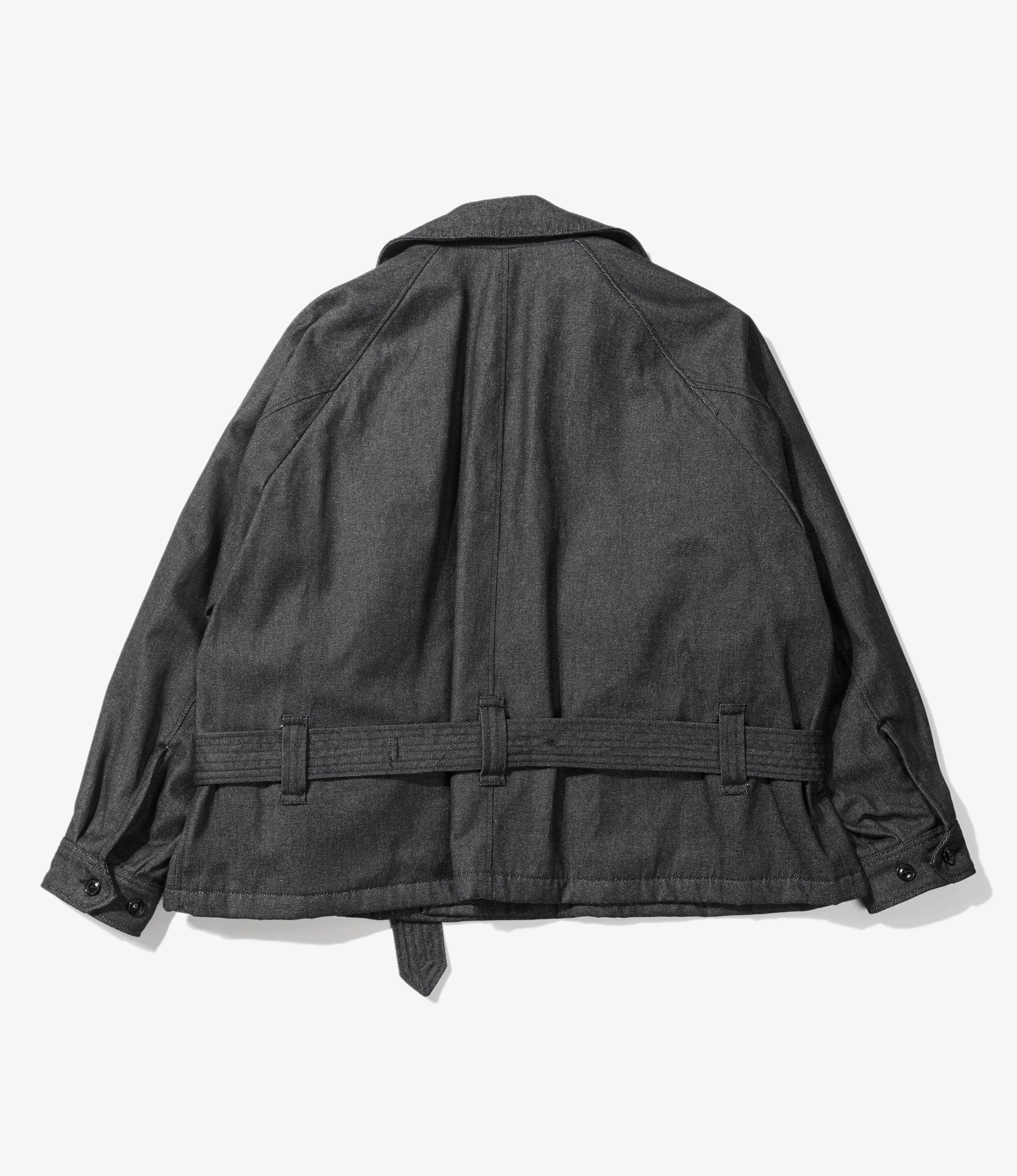 Short Trench - Black PC Denim