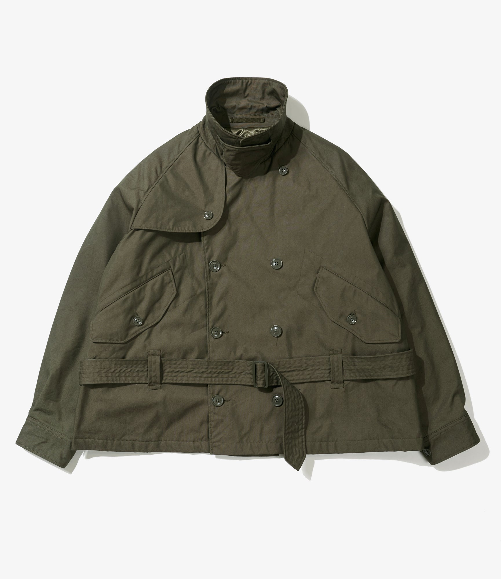 Short Trench - Olive CP Weather Poplin