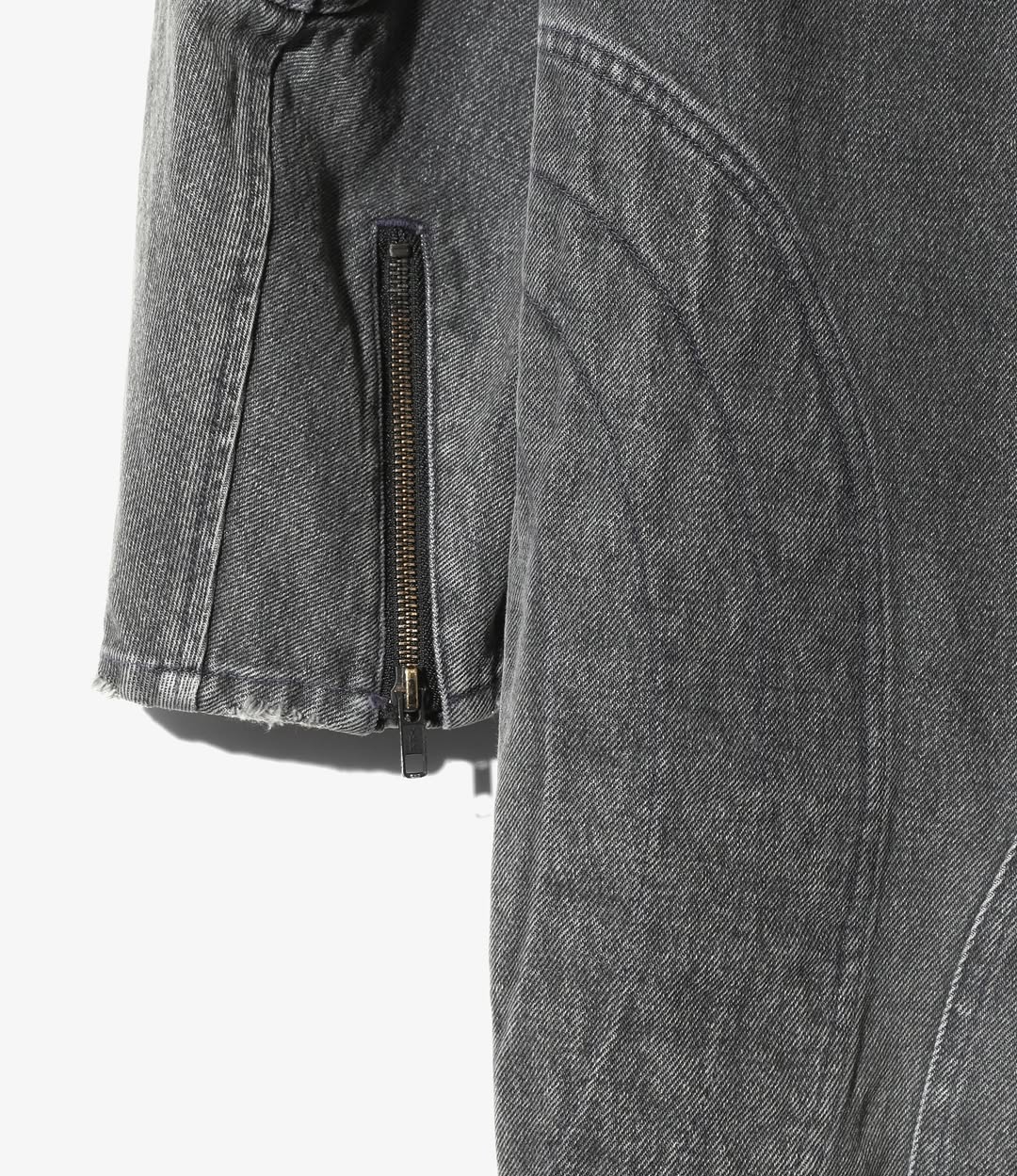 Motor Cylce Suit - Black - 13.5oz Denim, Vintage