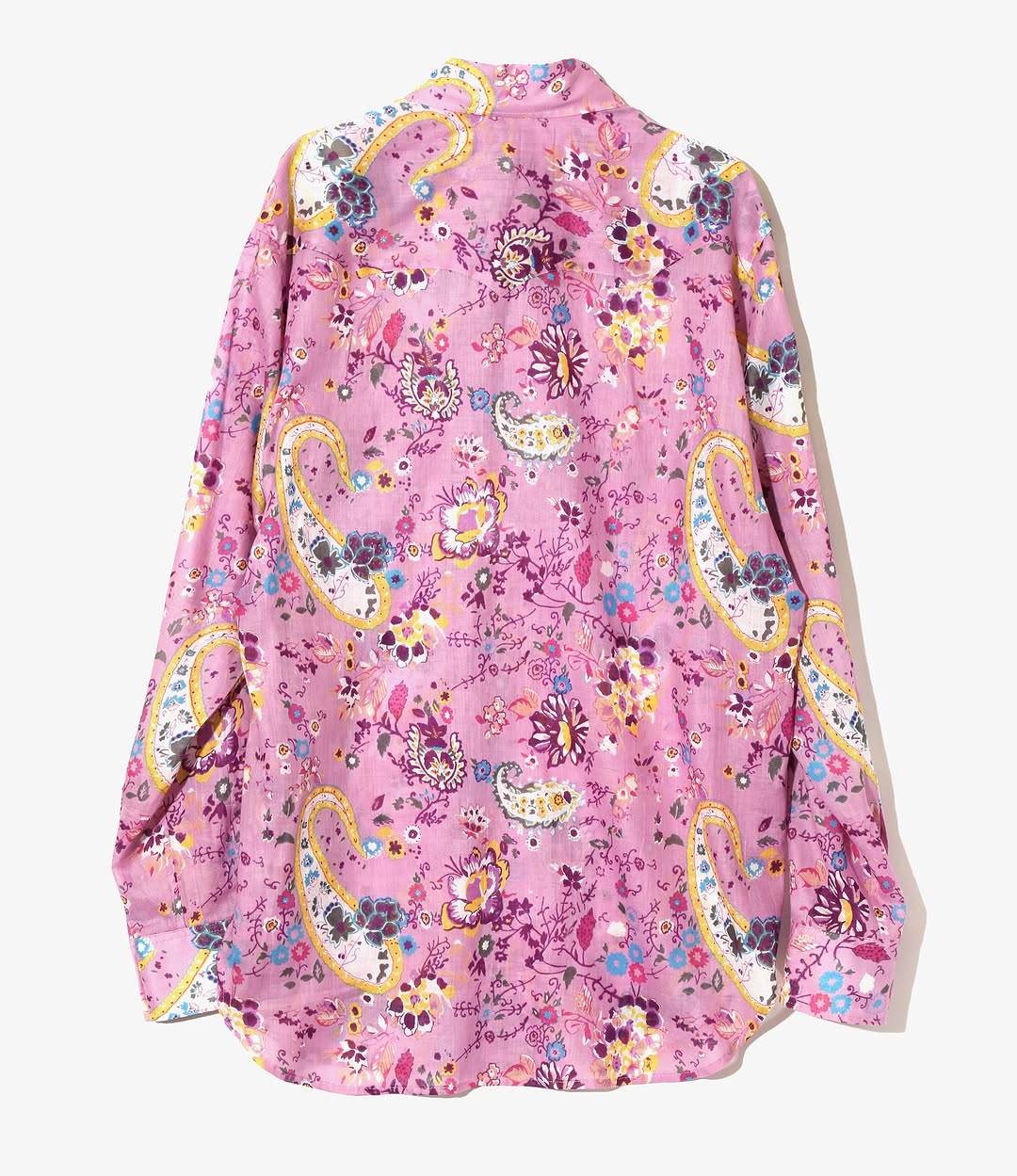 Western Shirt - Pink - Printed Cotton Lawn / Floral