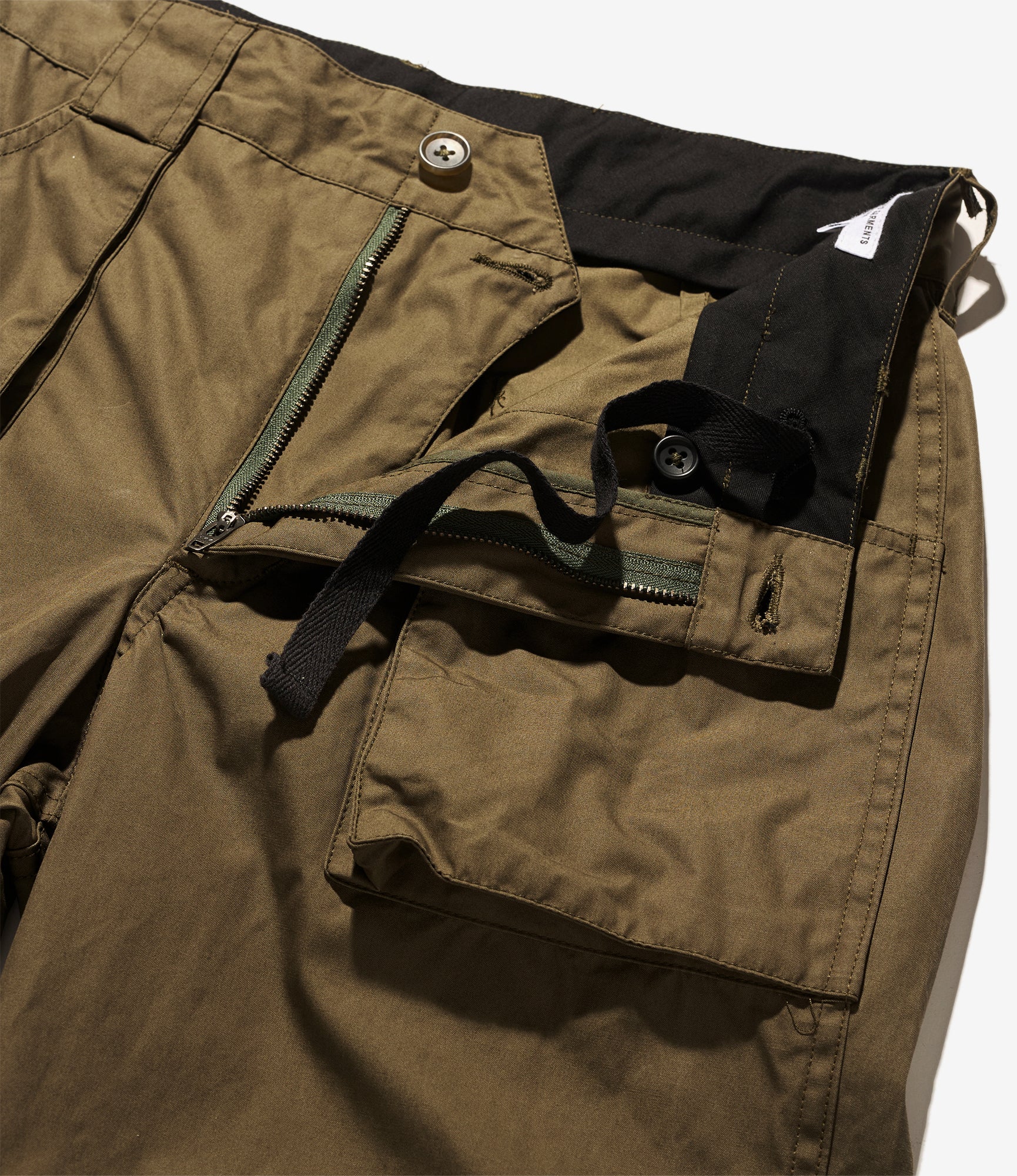 5P Pant - Olive Coated Cotton Cloth