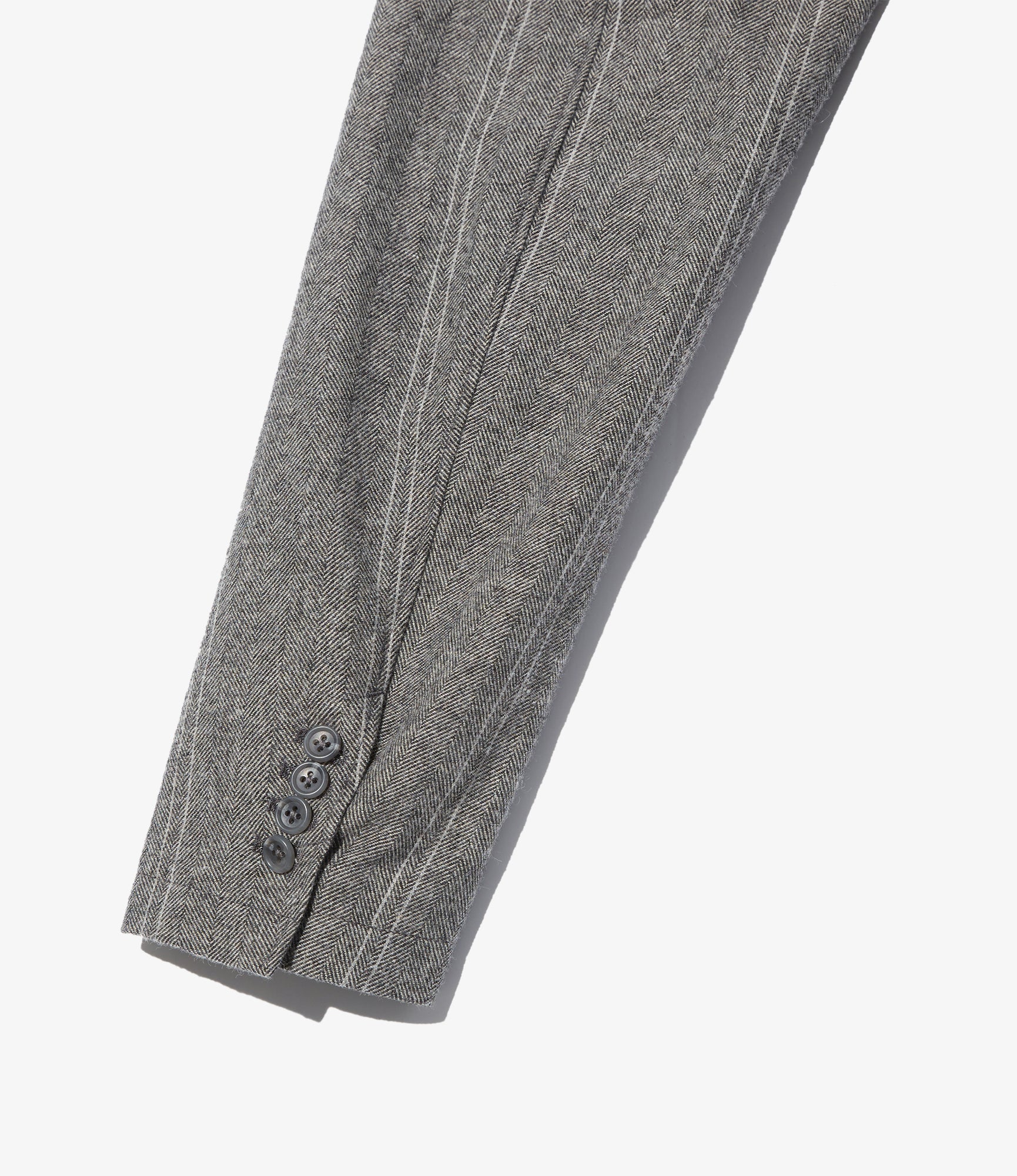 Andover Jacket - Lt. Grey Wool Striped HB