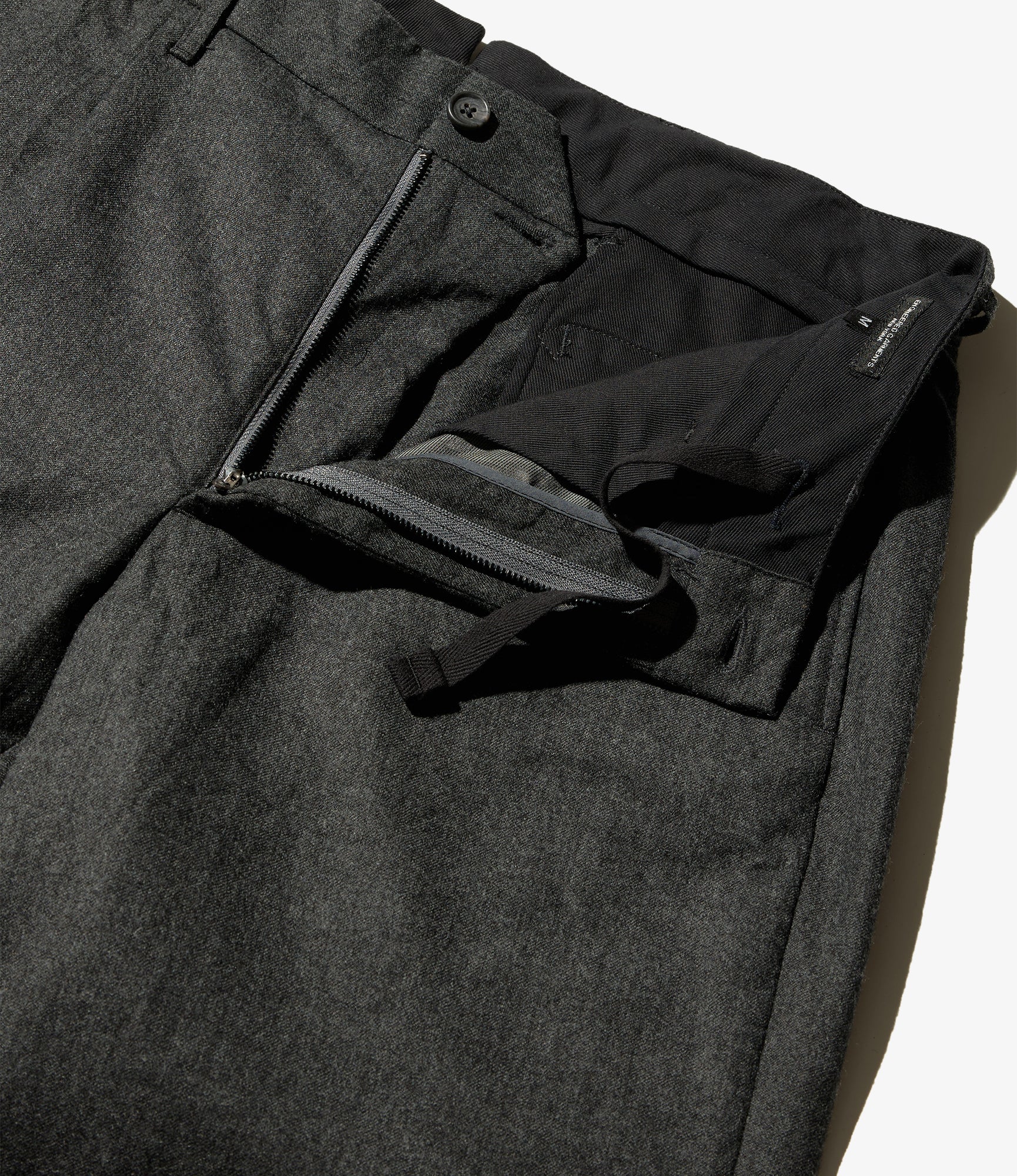 Andover Pant - Charcoal High Count Worsted Wool