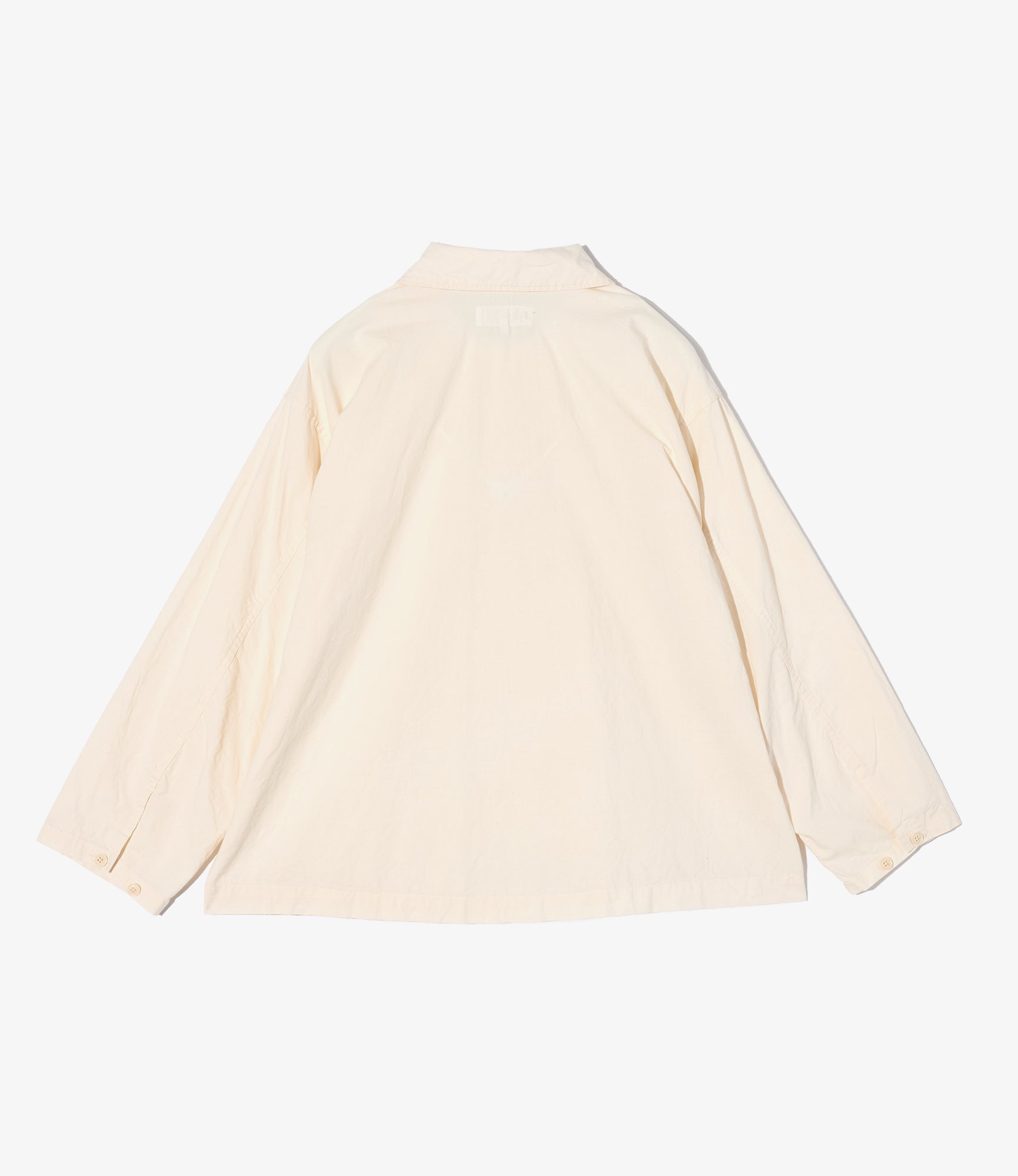 Army Pop Over Shirt - Natural Kona Cotton