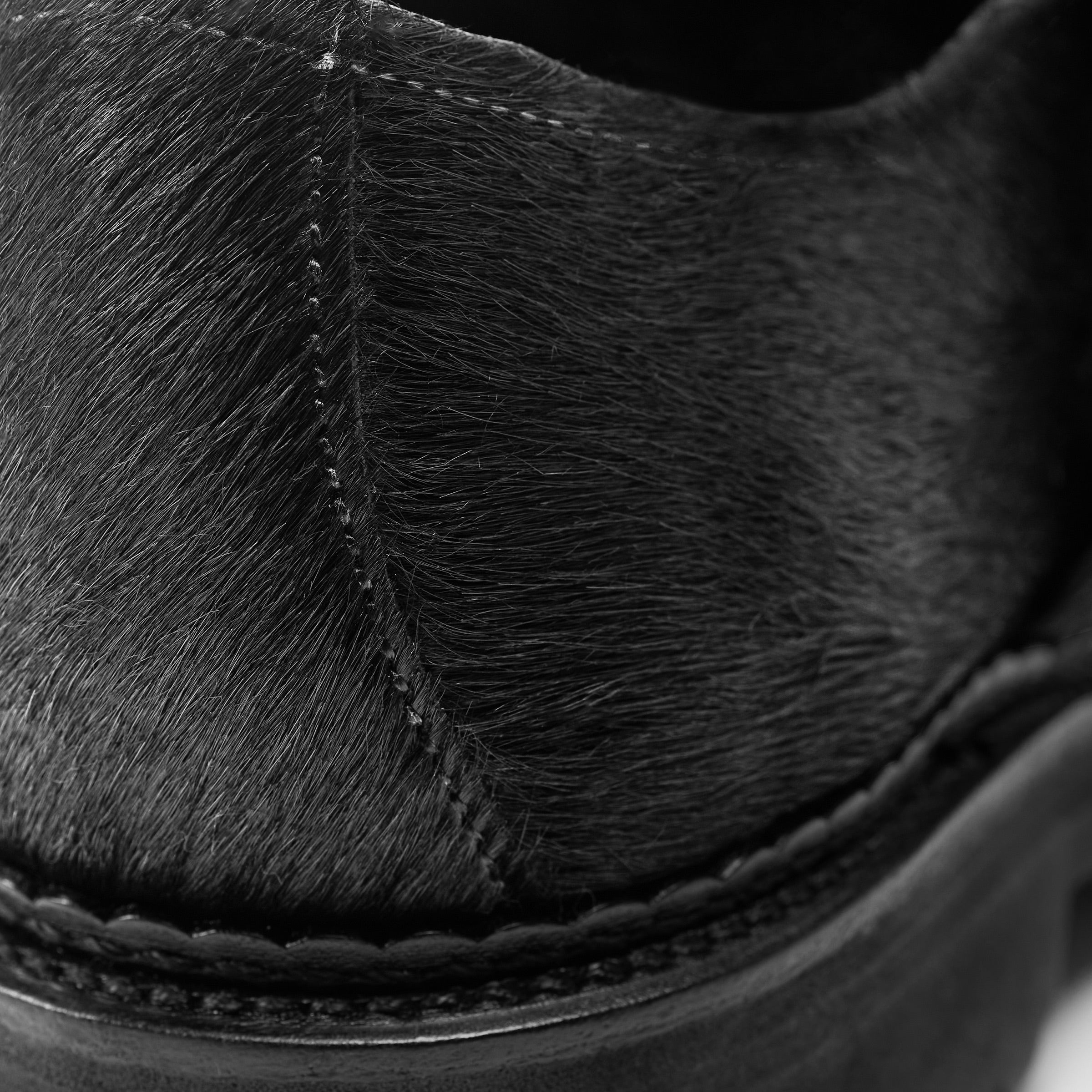 Engineered Garments x Allen Edmonds - Adirondack - Black Pony Hair