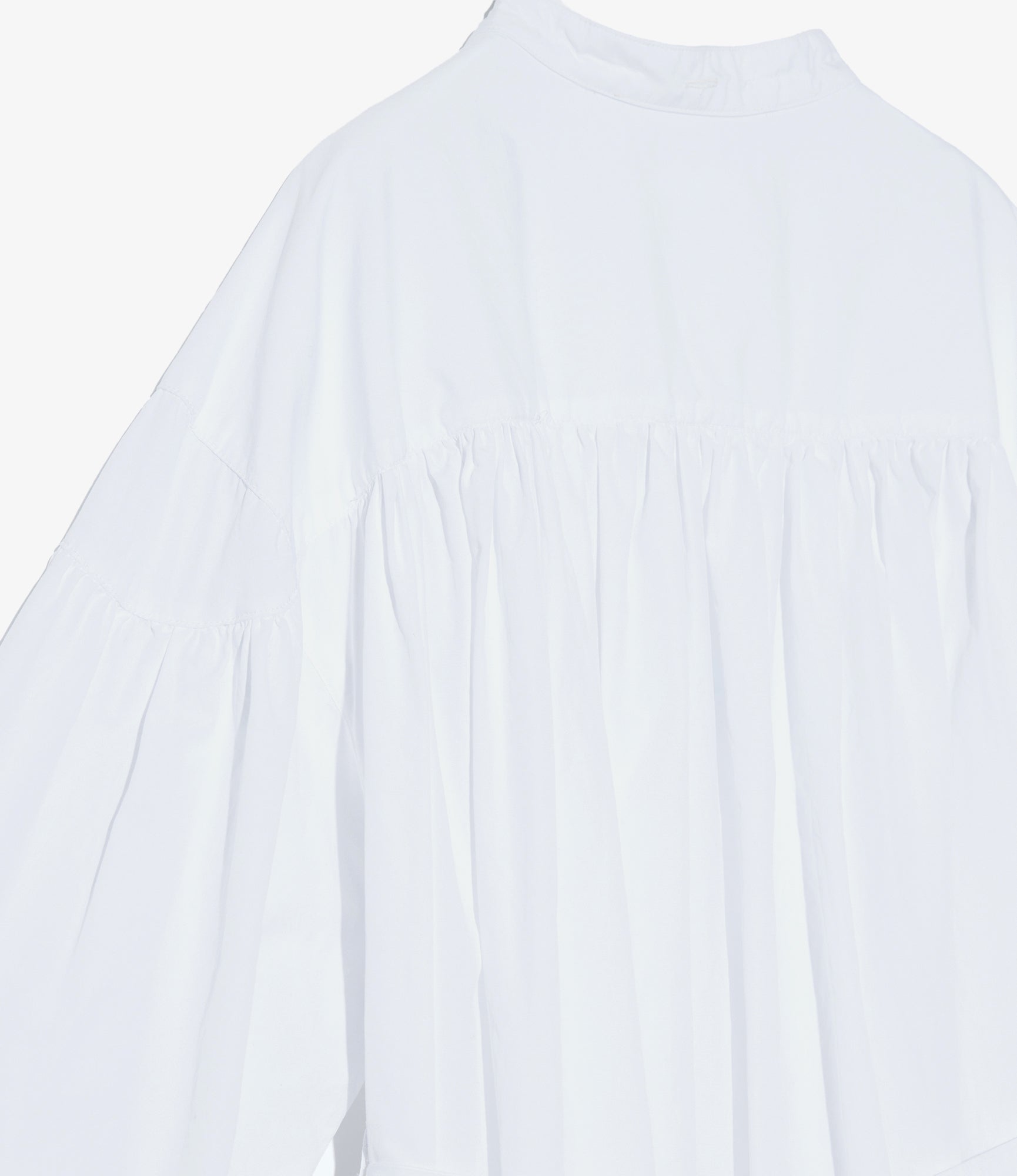 Women's Banded Painter Dress - White 100's 2Ply Broadcloth