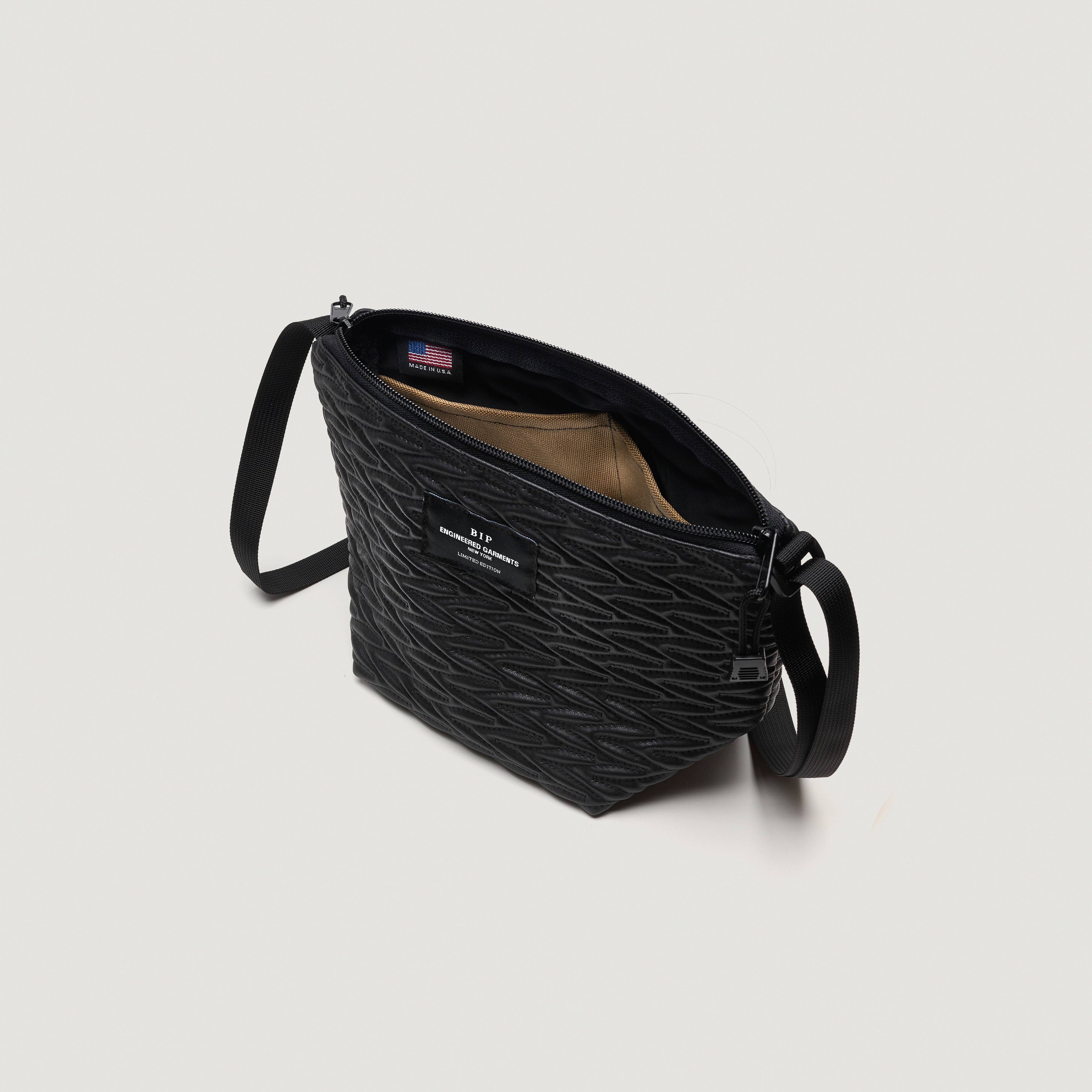 EG x BAGSINPROGRESS - Micro Tote - Black Quilted Fake Leather