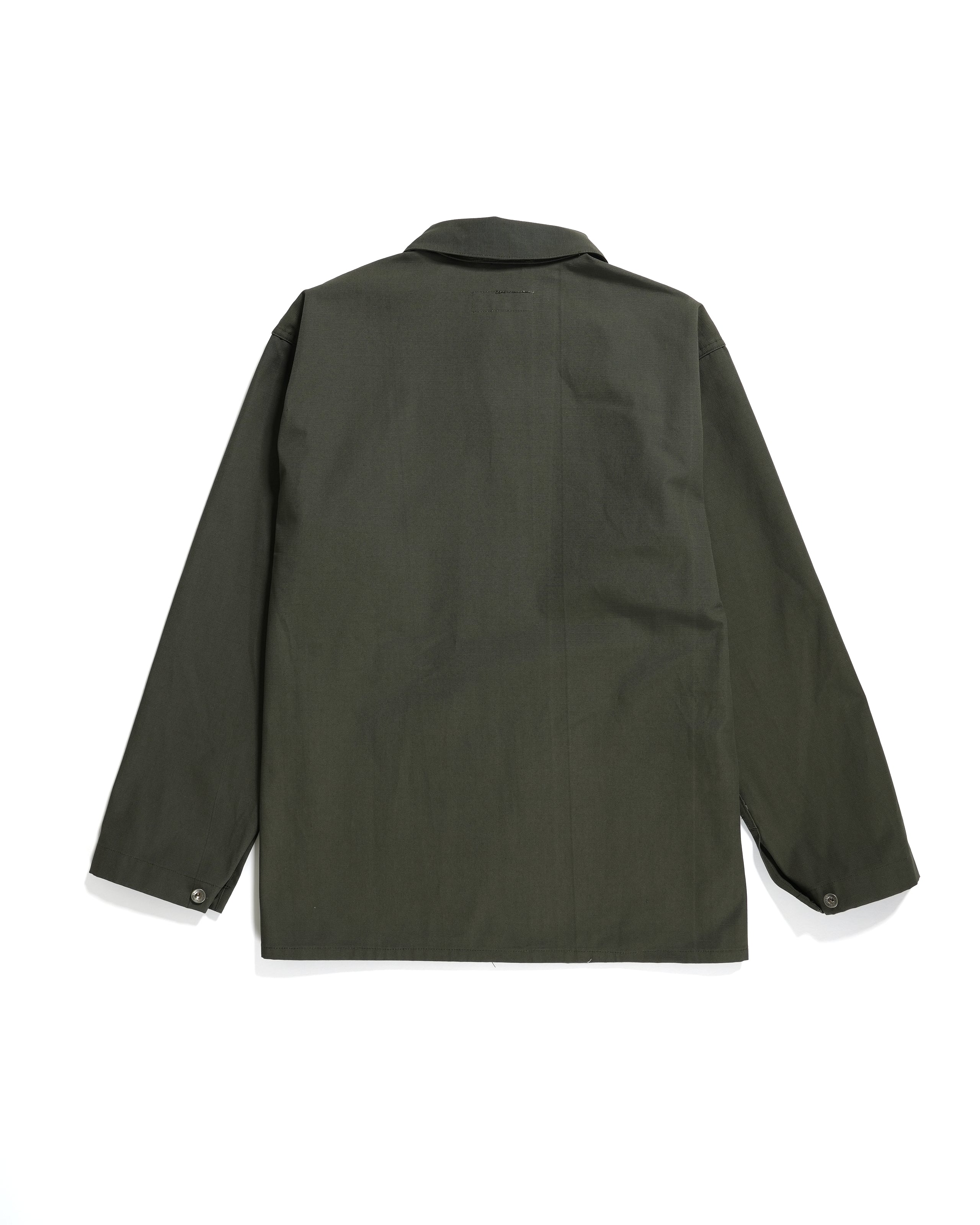 Utility Jacket - Olive Heavyweight Cotton Ripstop