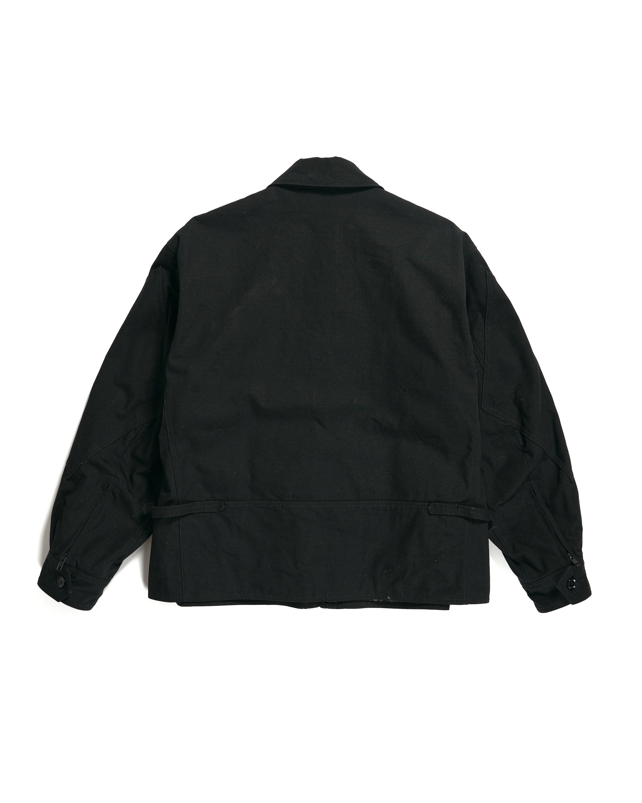 G8 Jacket - Black Heavyweight Cotton Ripstop