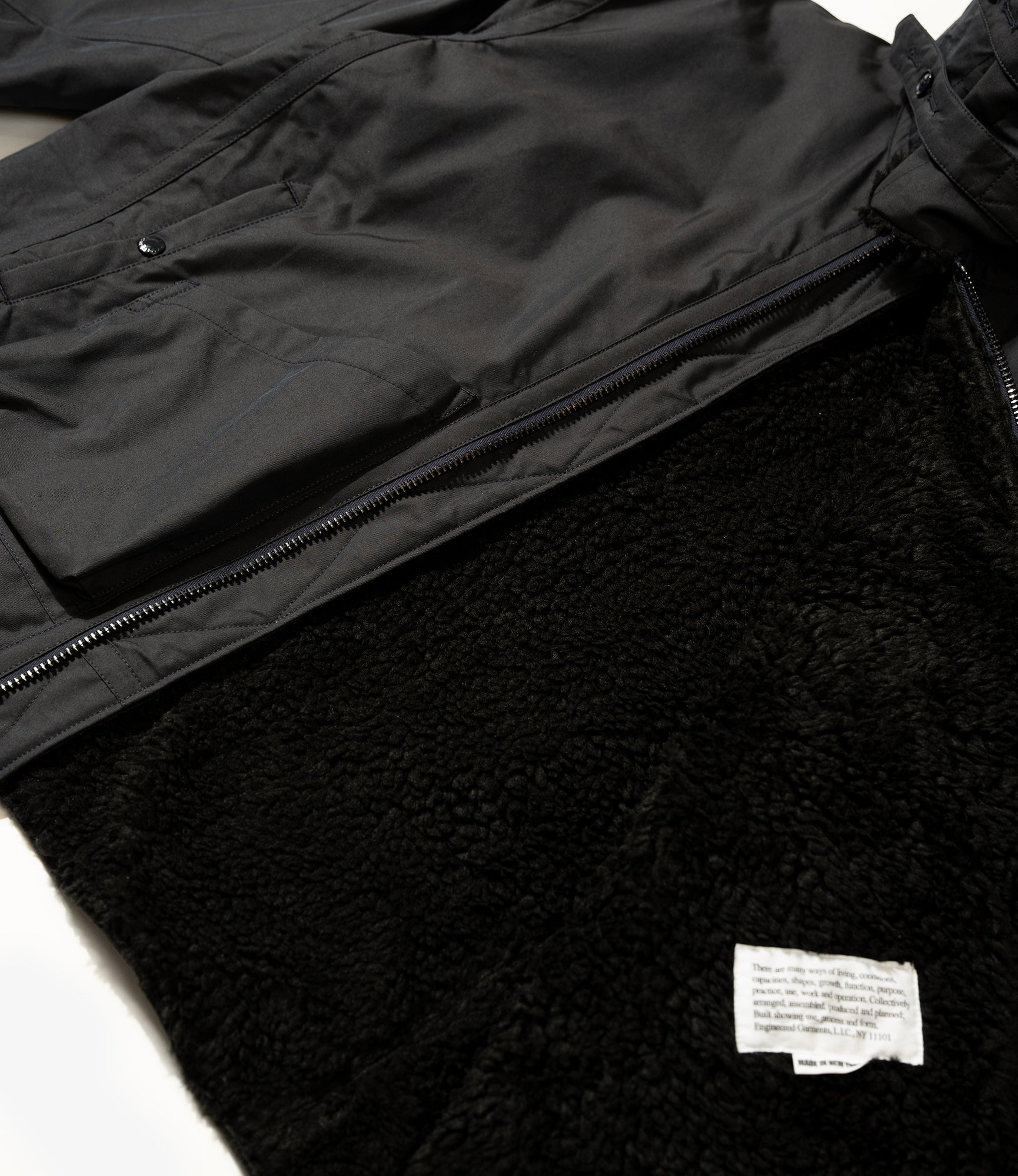 B3 Jacket - Black Nyco Twill