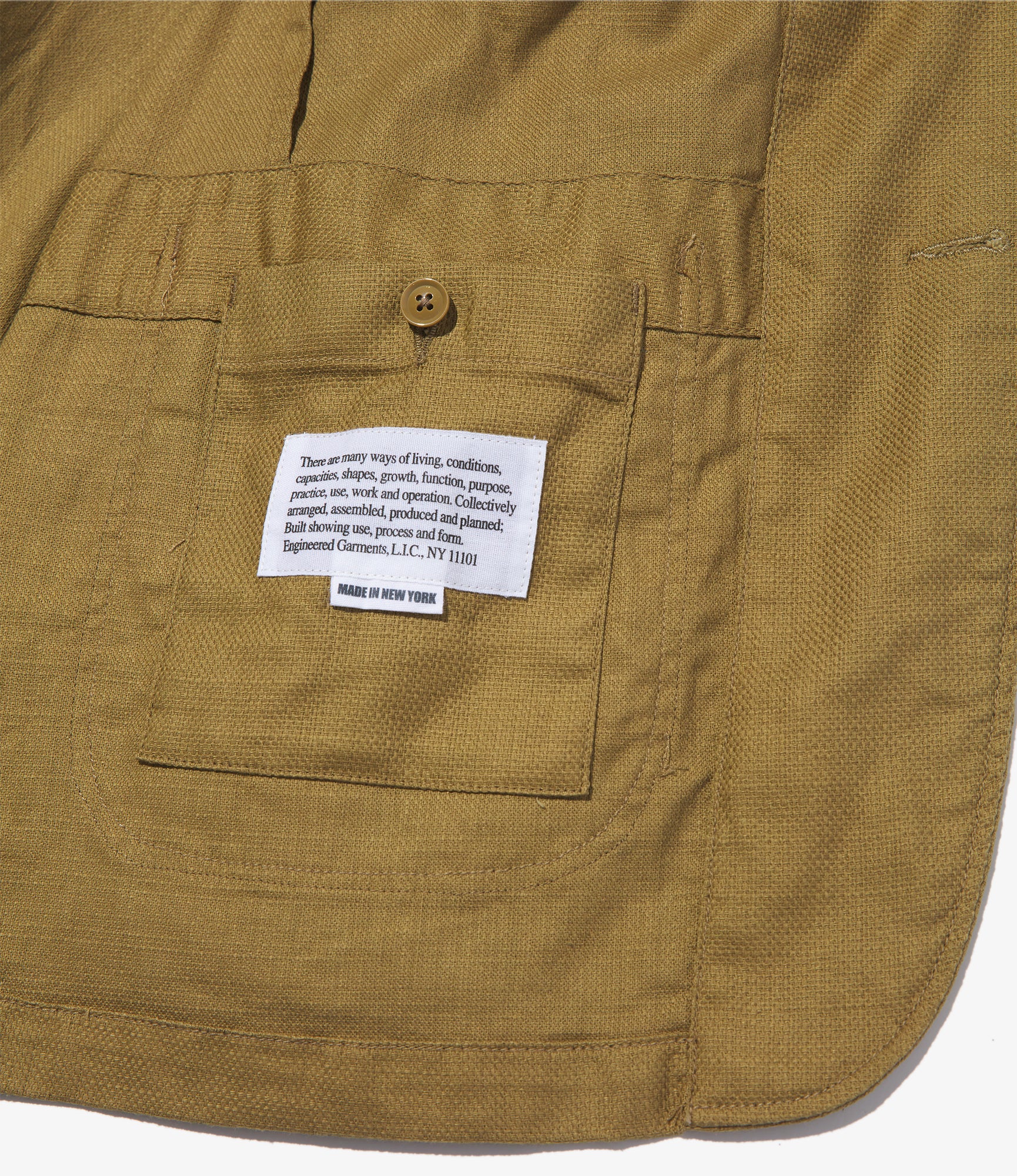 Bedford Jacket - Khaki CL Java Cloth