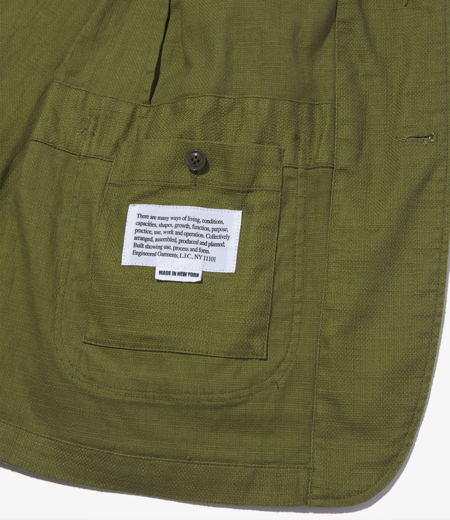 Bedford Jacket - Olive CL Java Cloth