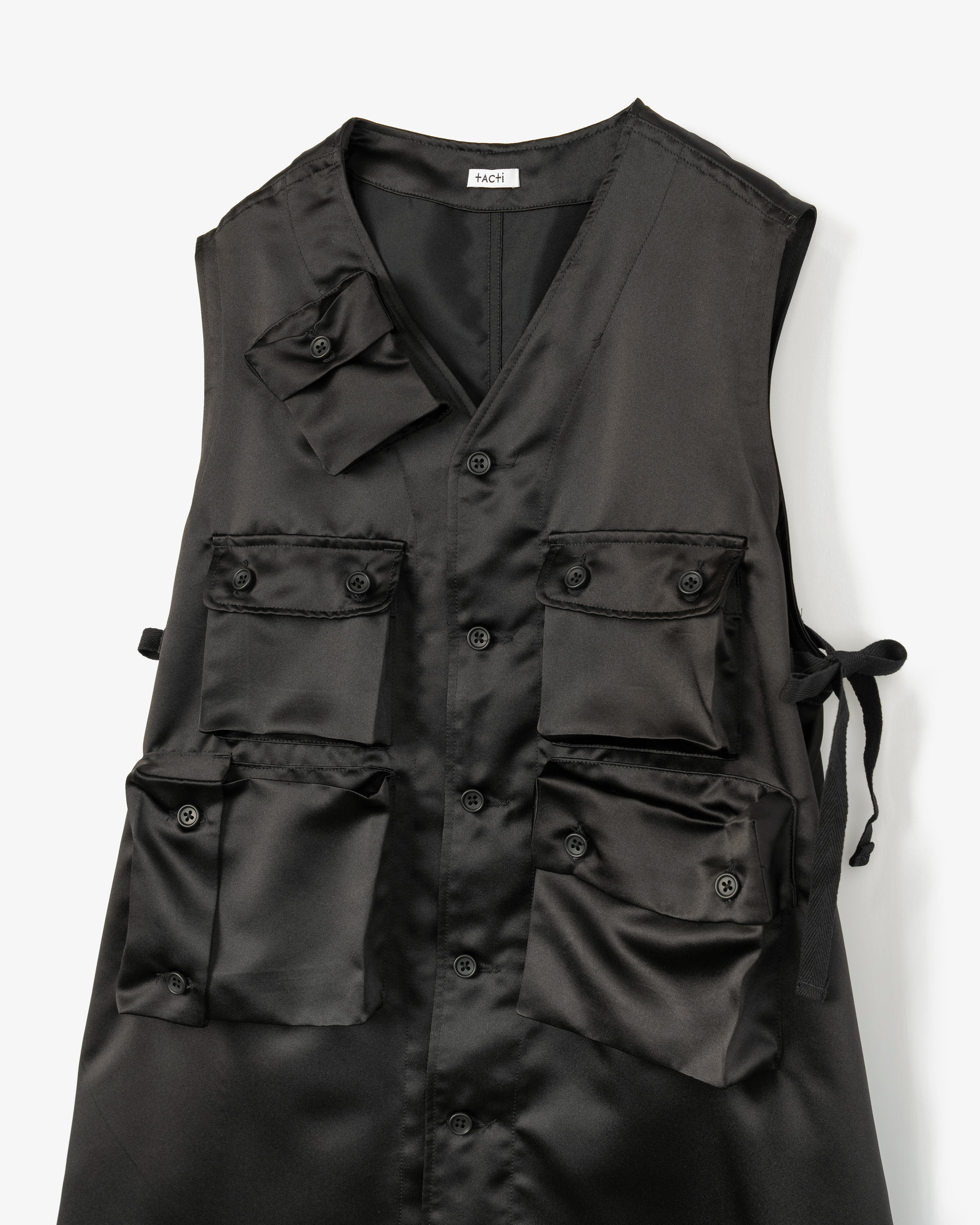 Women's C-1 Dress - Black Mystique Satin