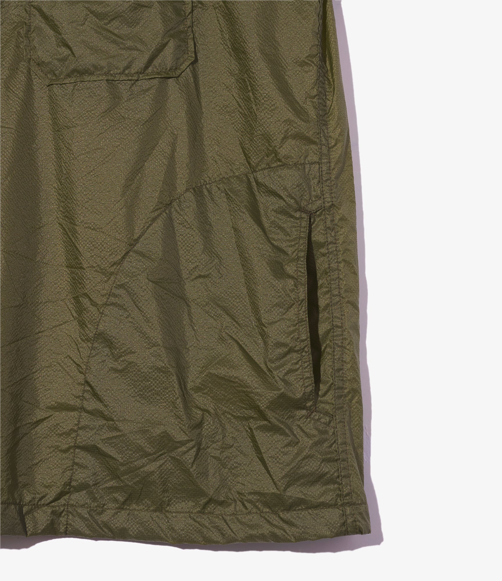 Cagoule Shirt - Olive Nylon Micro Ripstop