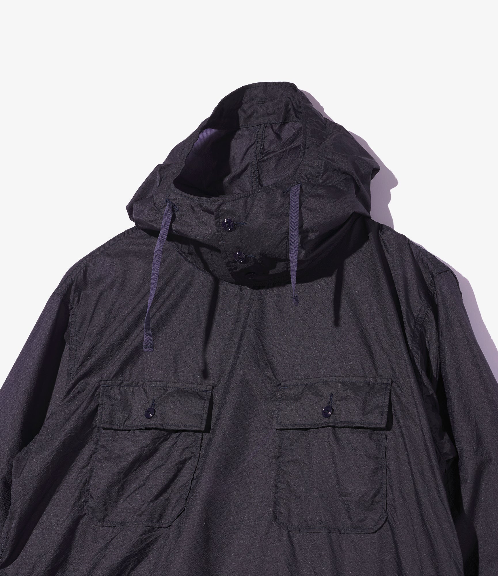 Cagoule Shirt - Dk. Navy Nylon Micro Ripstop