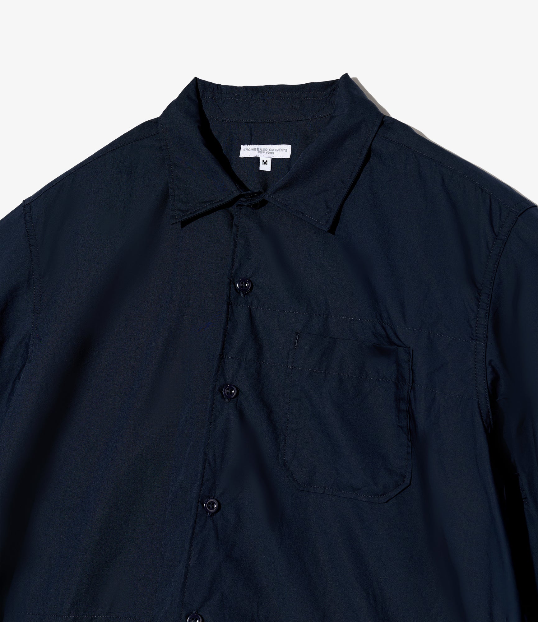 Camp Shirt - Dk. Navy Cotton Broadcloth