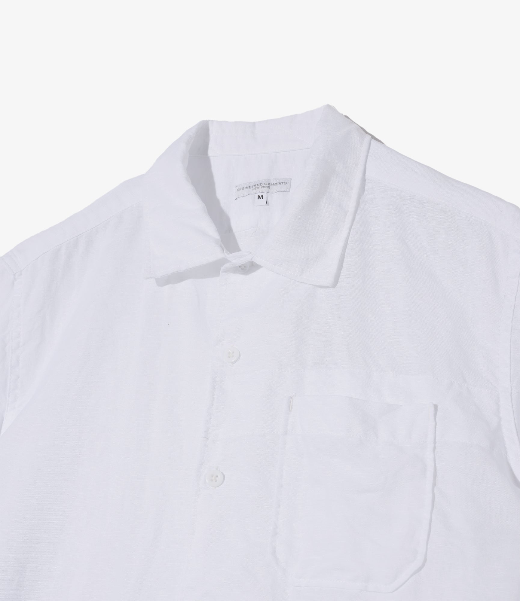 Camp Shirt - White Handkerchief Linen