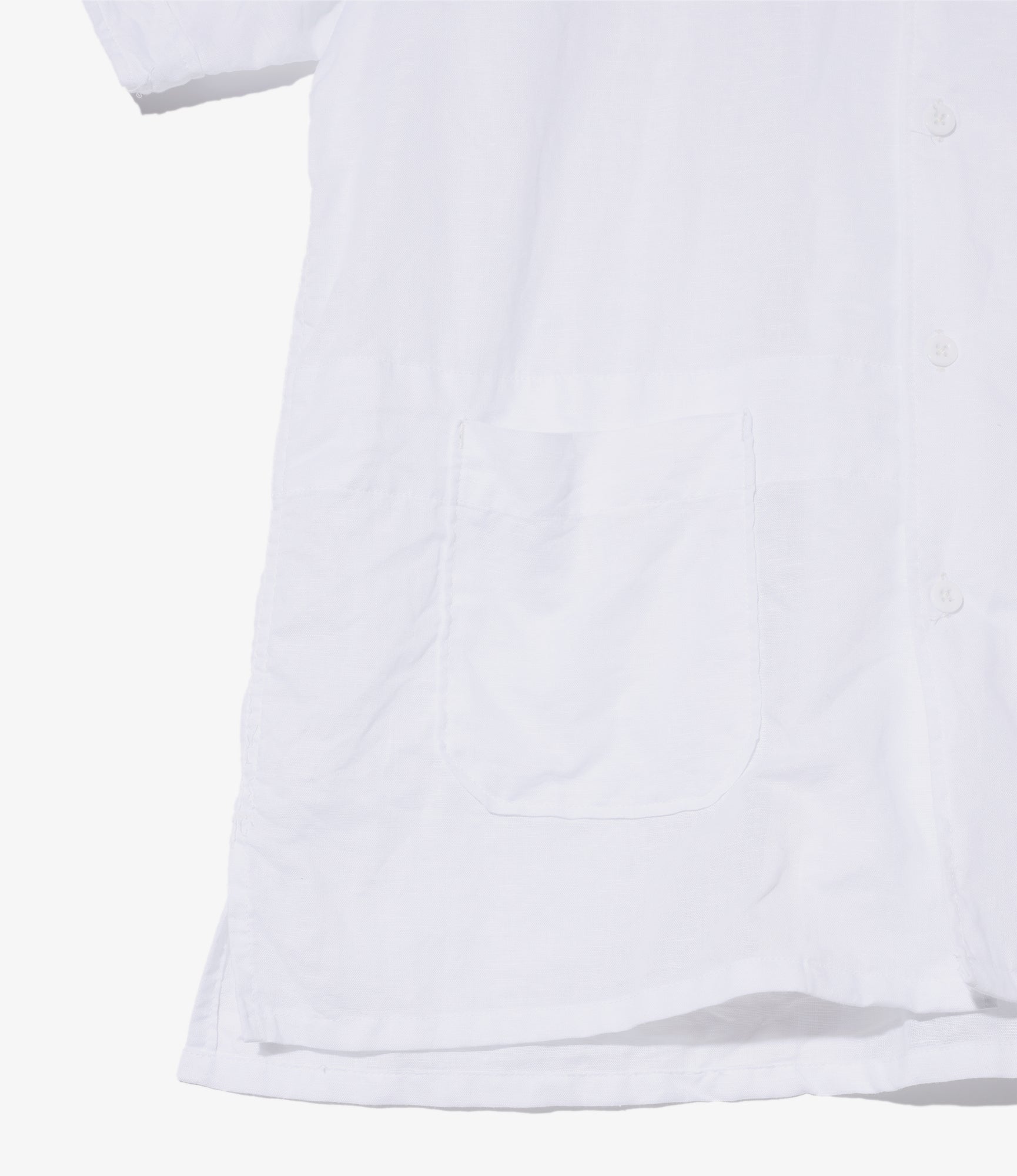 Camp Shirt - White Handkerchief Linen