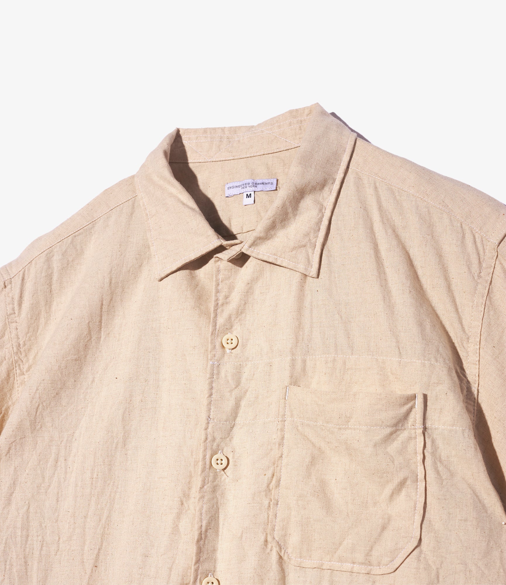 Camp Shirt - Natural CL Sheeting