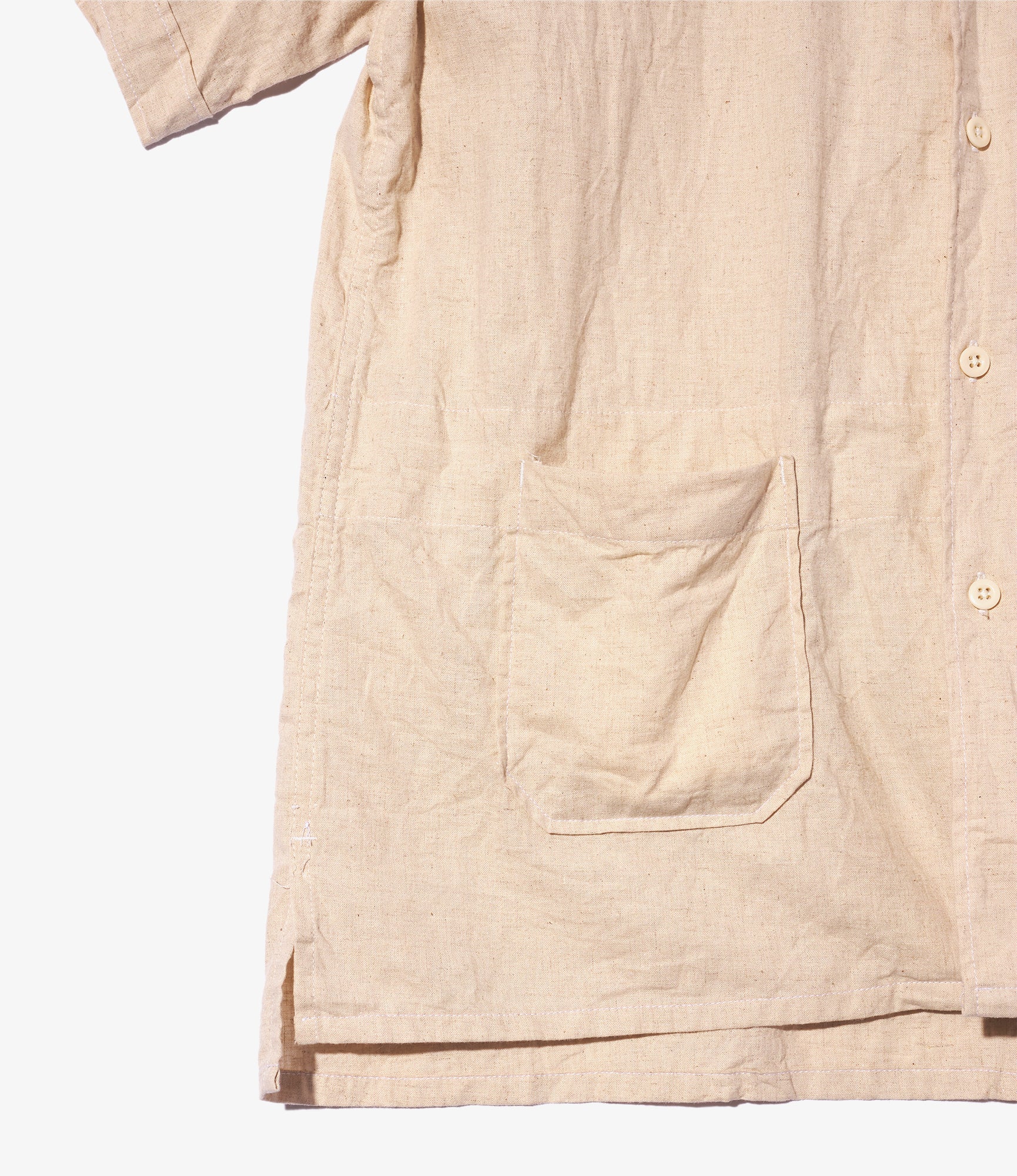 Camp Shirt - Natural CL Sheeting