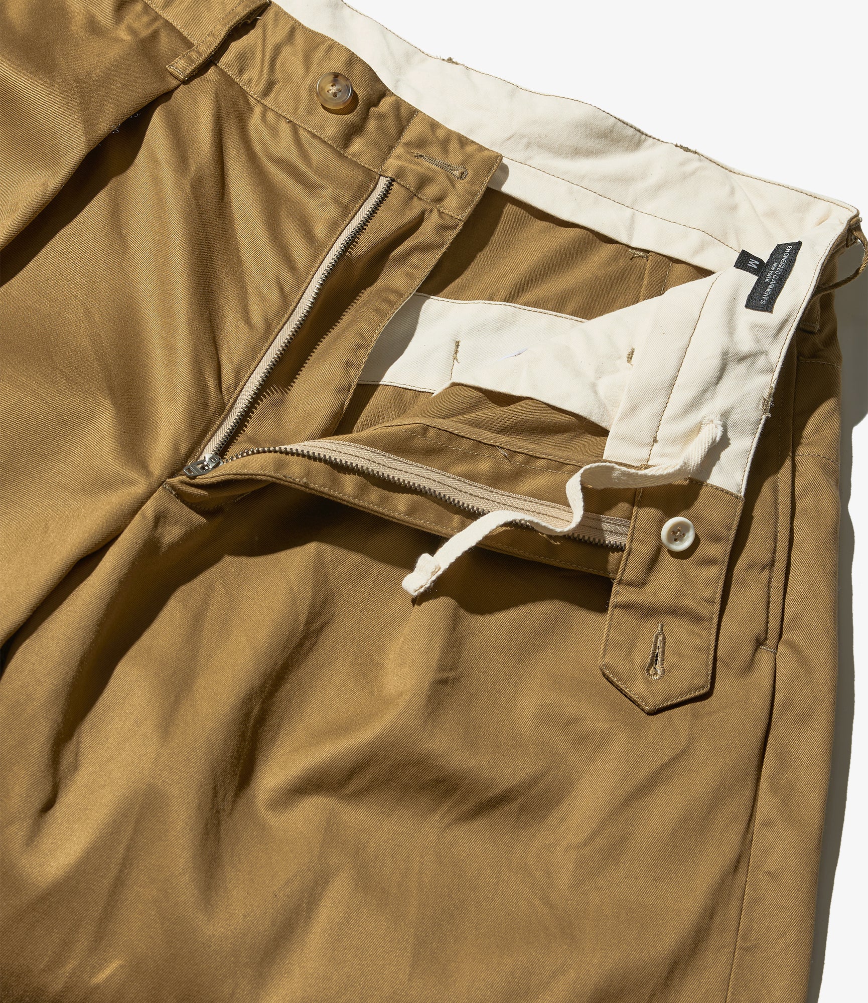 Carlyle Pant - Camel Cotton High Count Heavy Twill