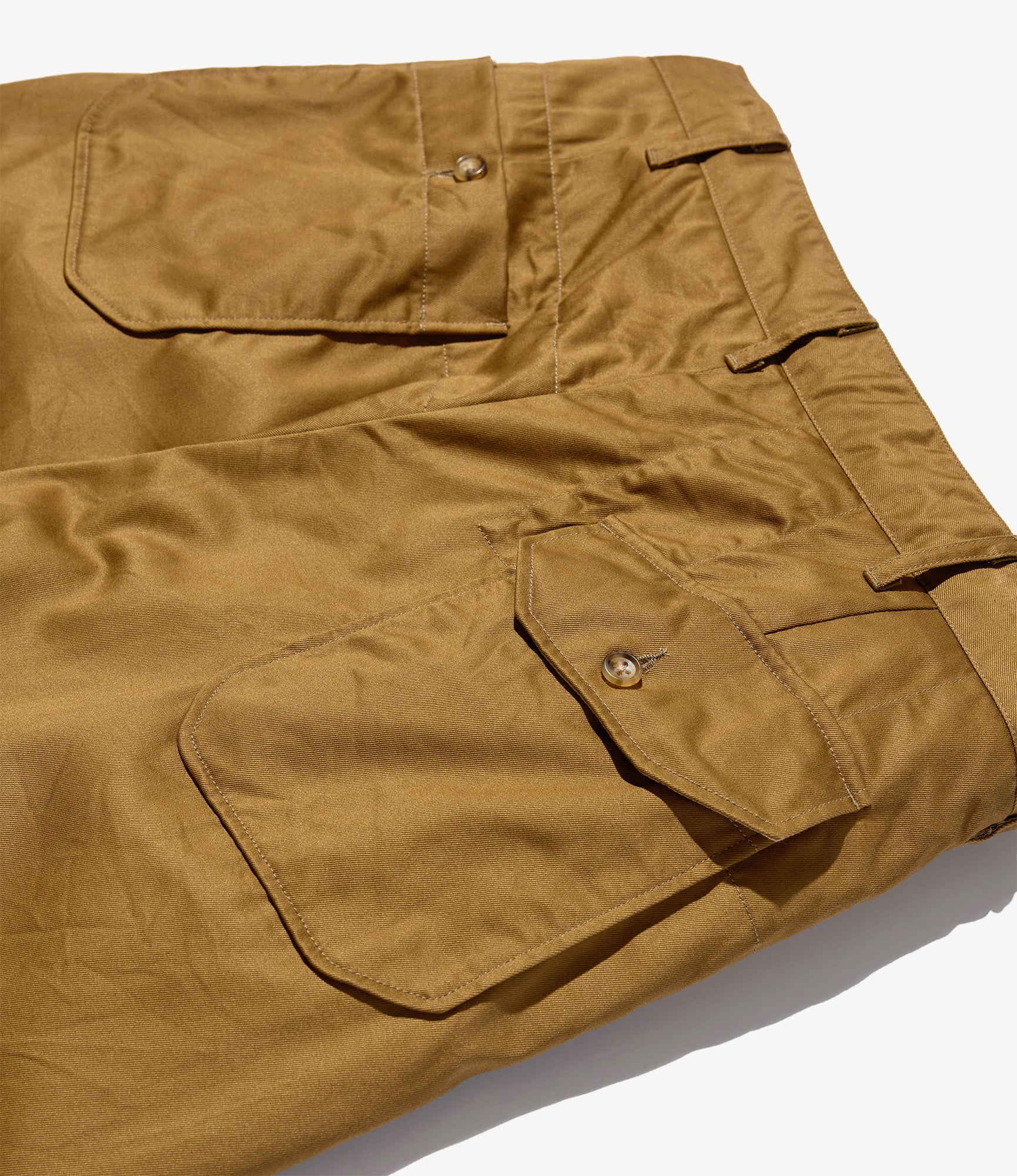 Carlyle Pant - Camel Cotton High Count Heavy Twill