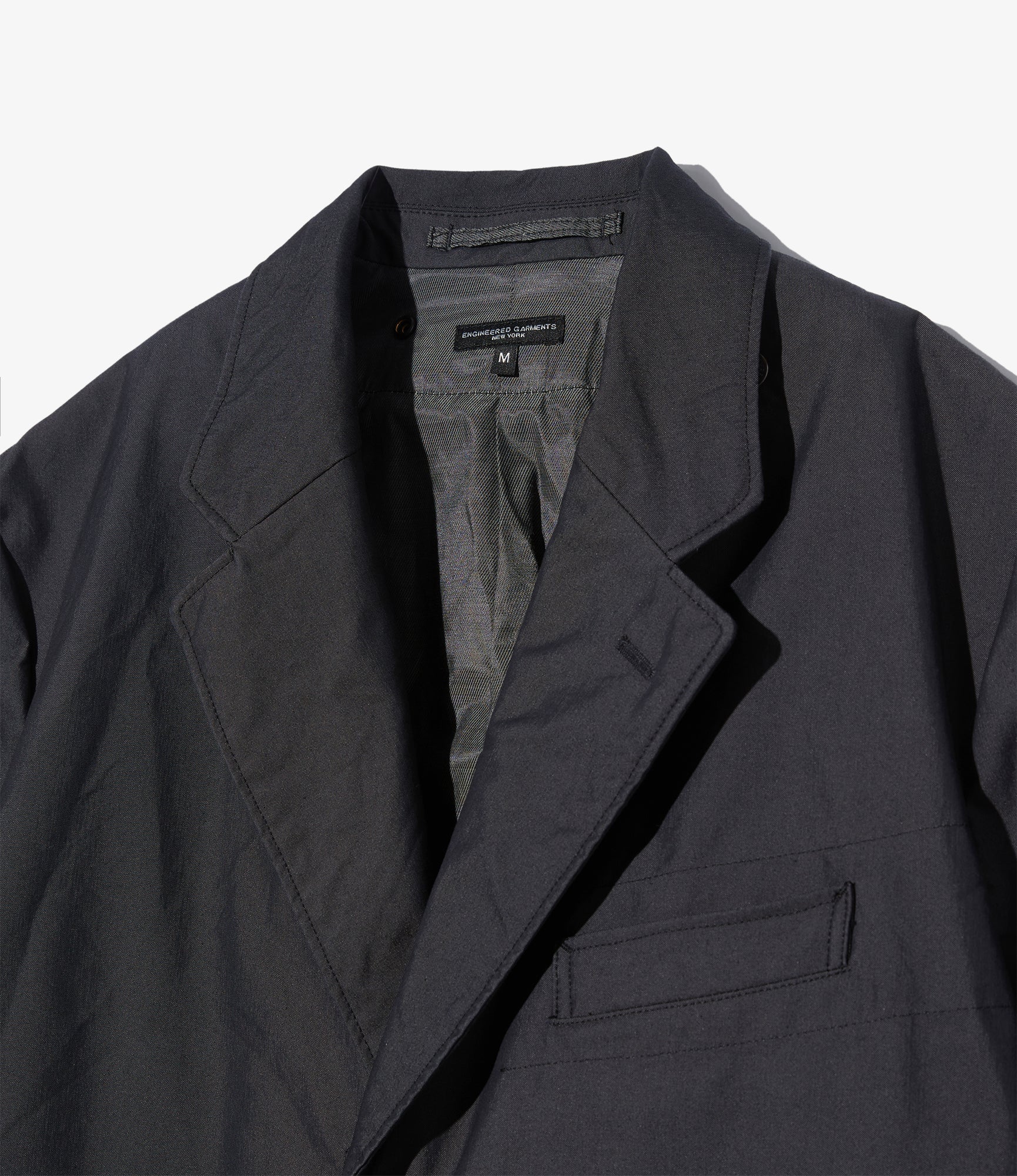 Chester Coat - Charcoal CP Weather Poplin