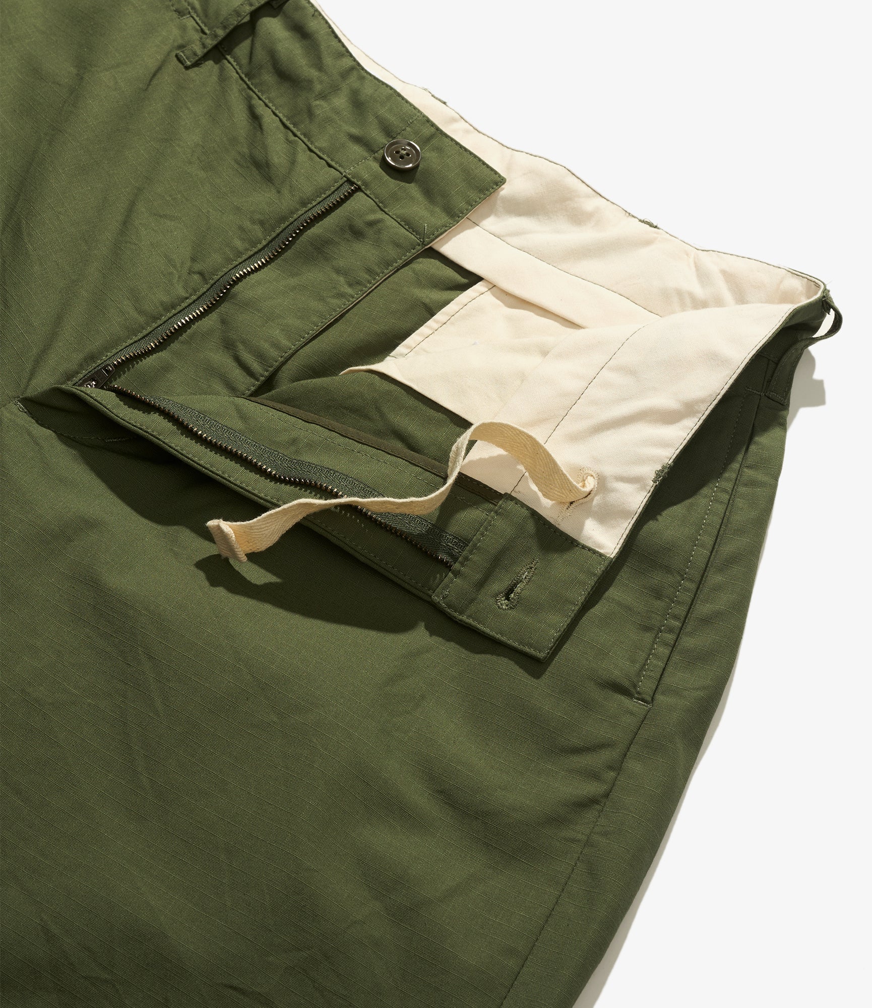 Chino Pant - Olive Cotton Ripstop