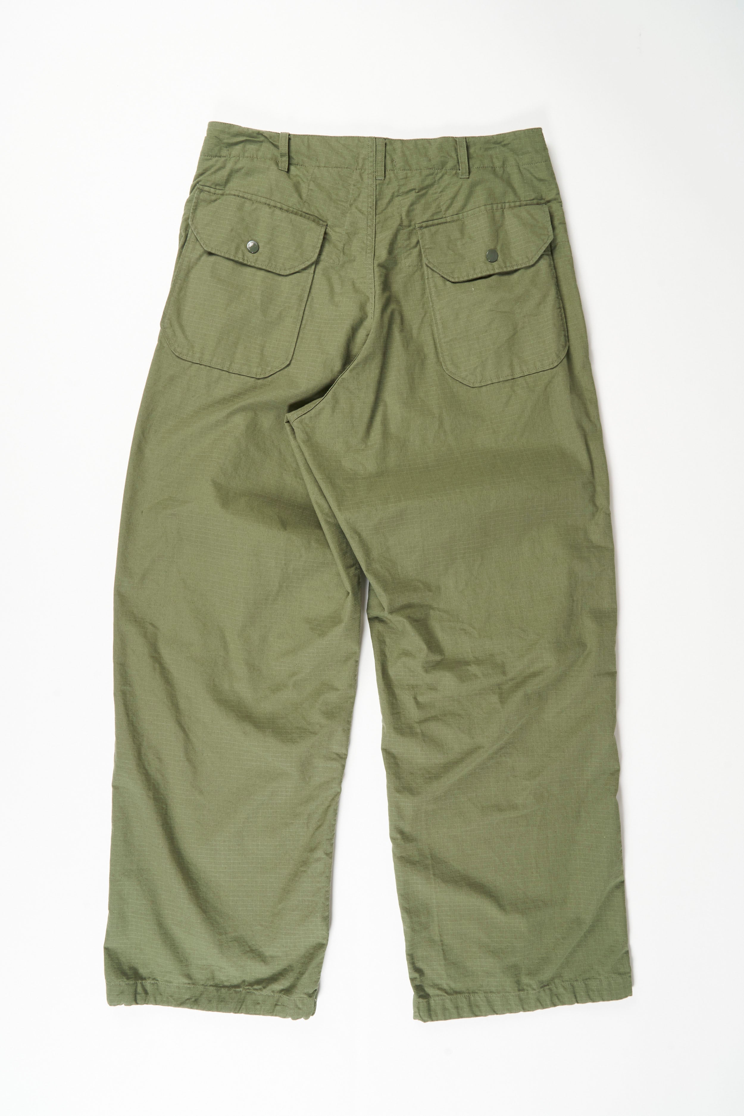 Over Pant - Olive Cotton Ripstop