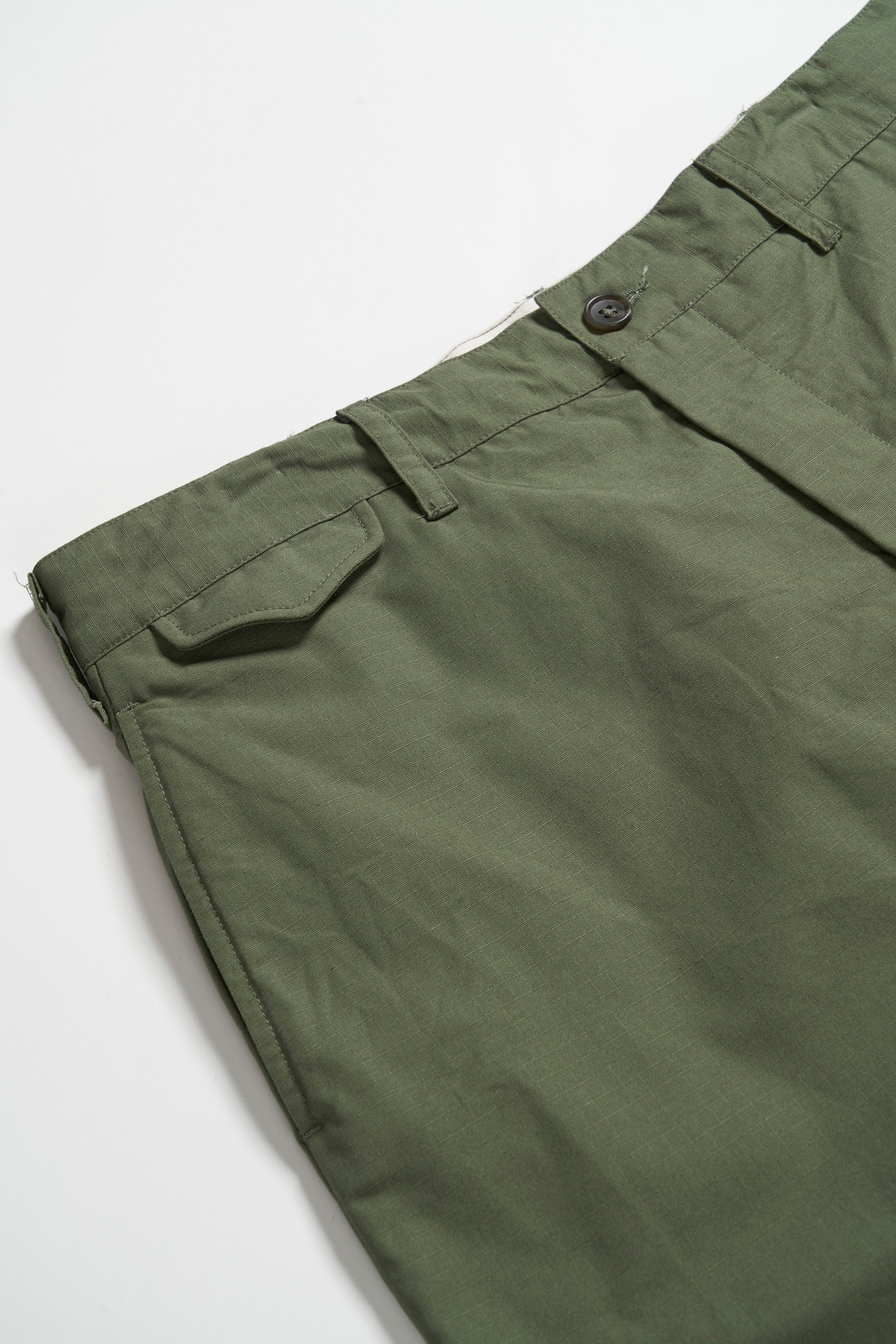 Officer Pant - Olive Cotton Ripstop