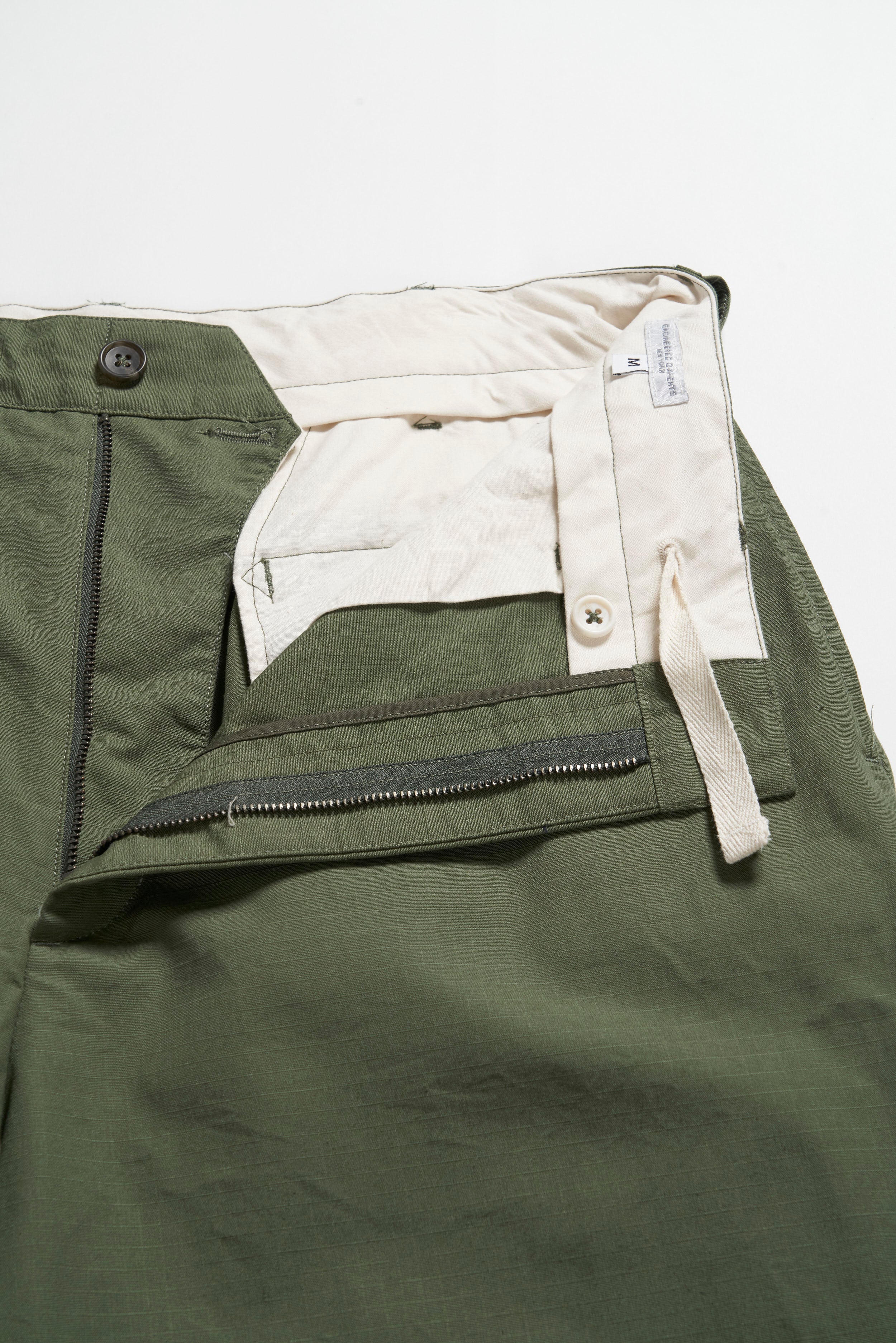 Officer Pant - Olive Cotton Ripstop