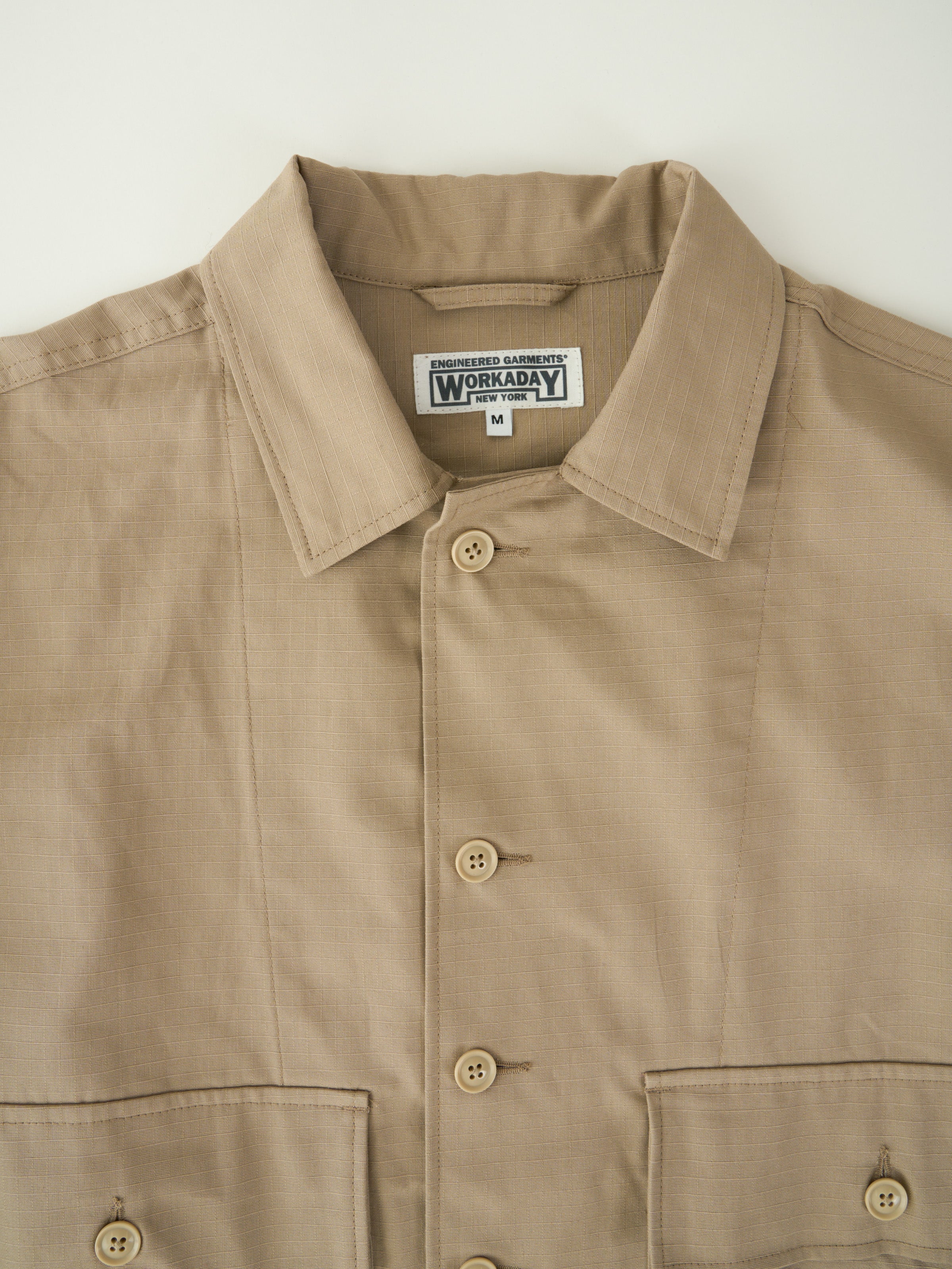 Sea Bees Jacket - Khaki Cotton Ripstop