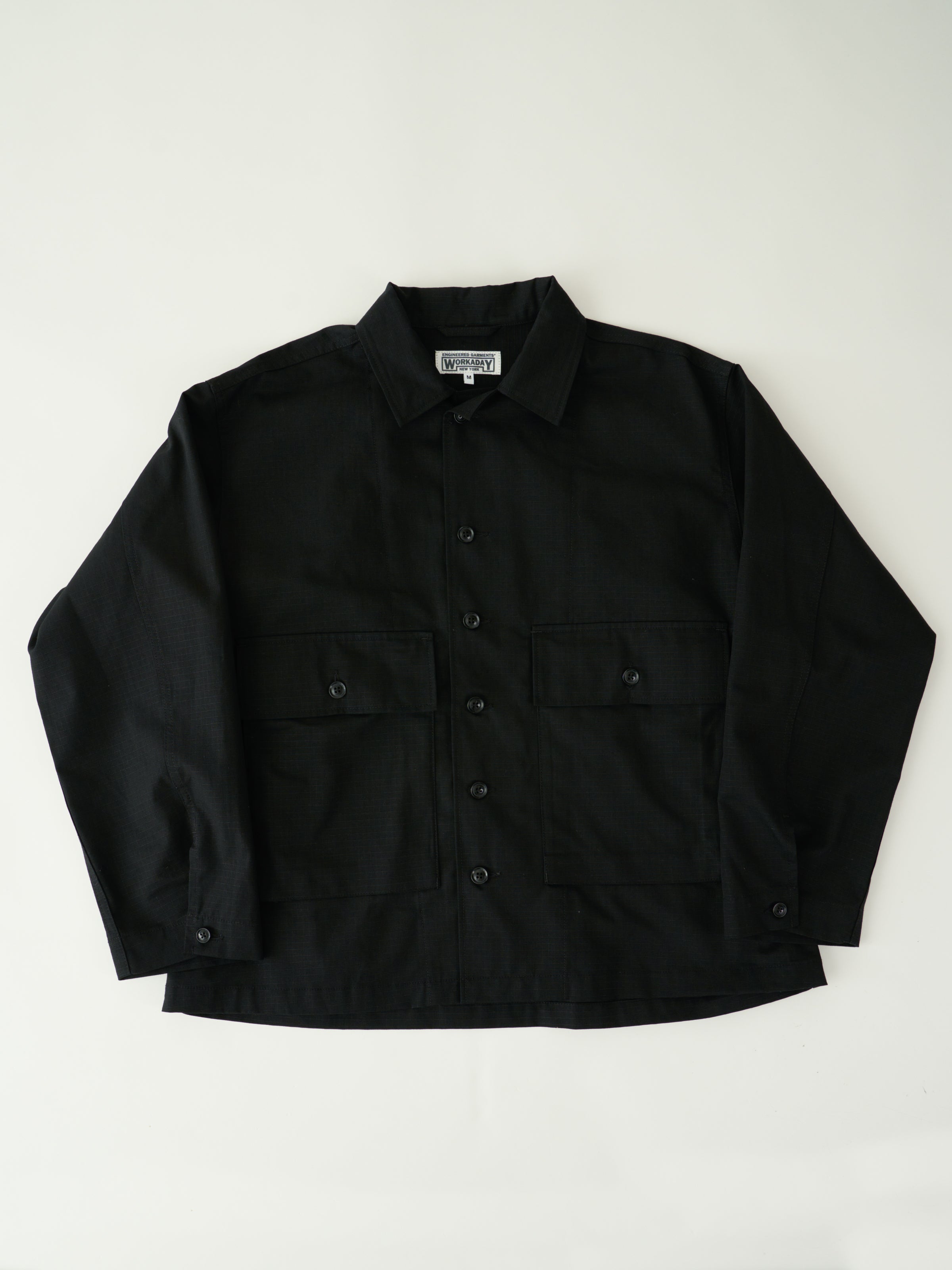 Sea Bees Jacket - Black Cotton Ripstop