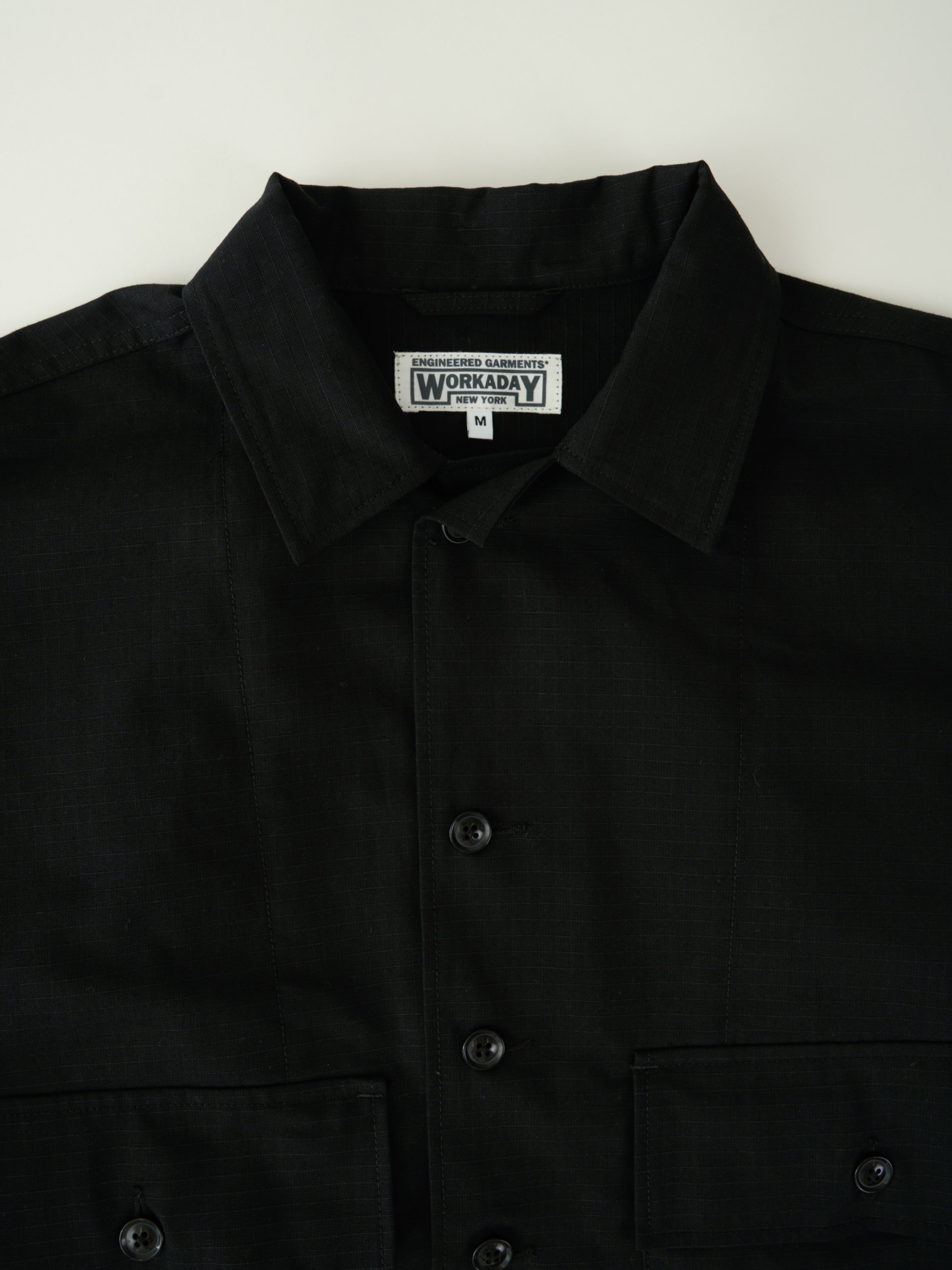 Sea Bees Jacket - Black Cotton Ripstop