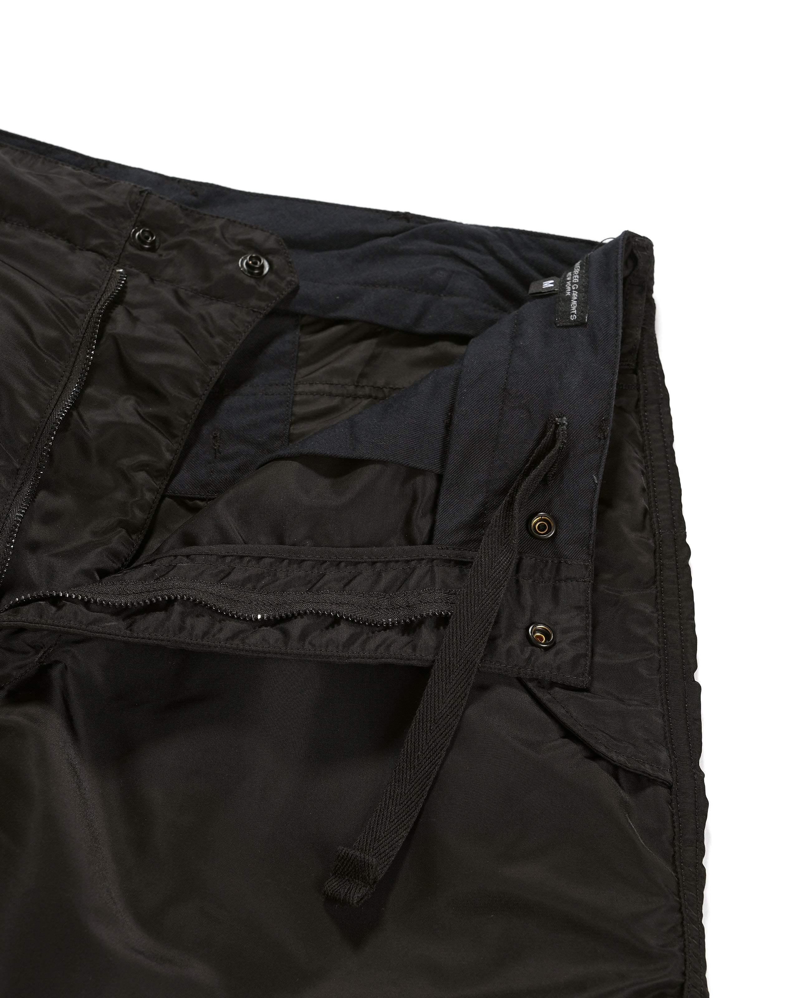Over Pant - Black Flight Satin Nylon