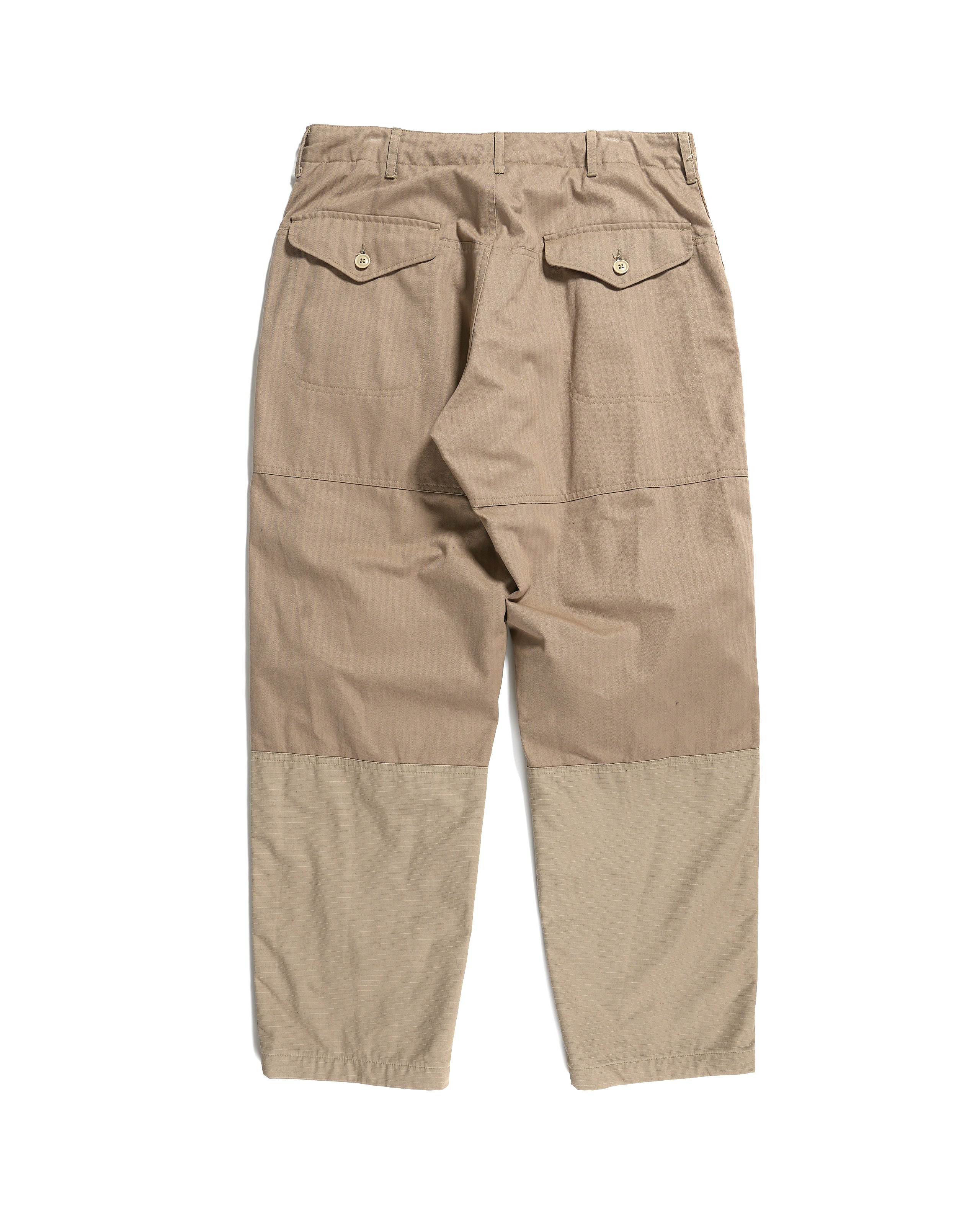 Field Pant - Khaki Cotton Herringbone Twill