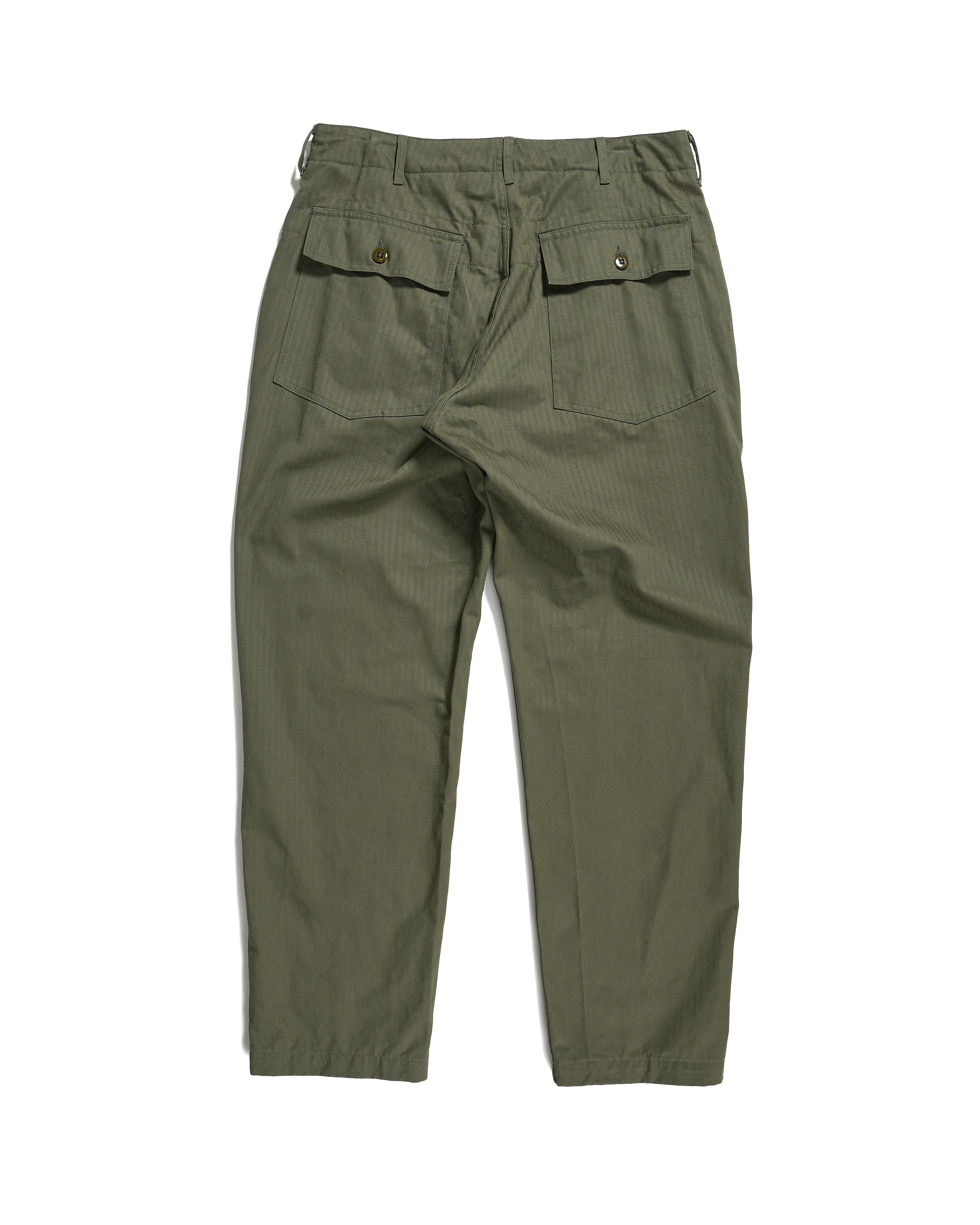 Fatigue Pant - Olive Cotton Herringbone Twill