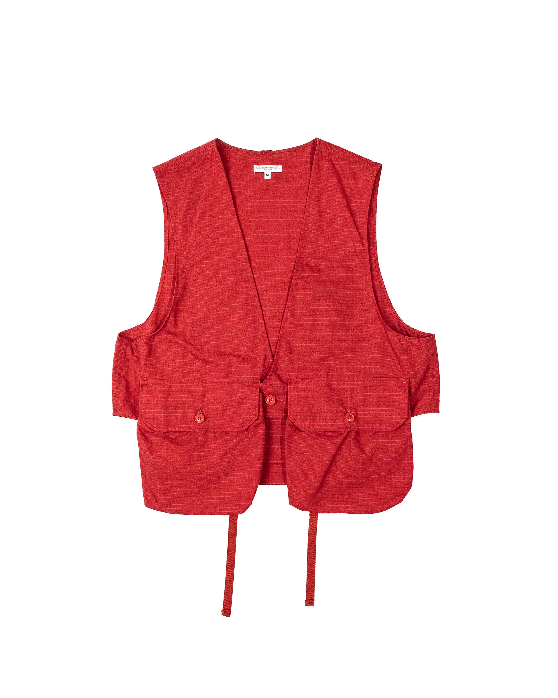Fowl Vest - Red Cotton Ripstop