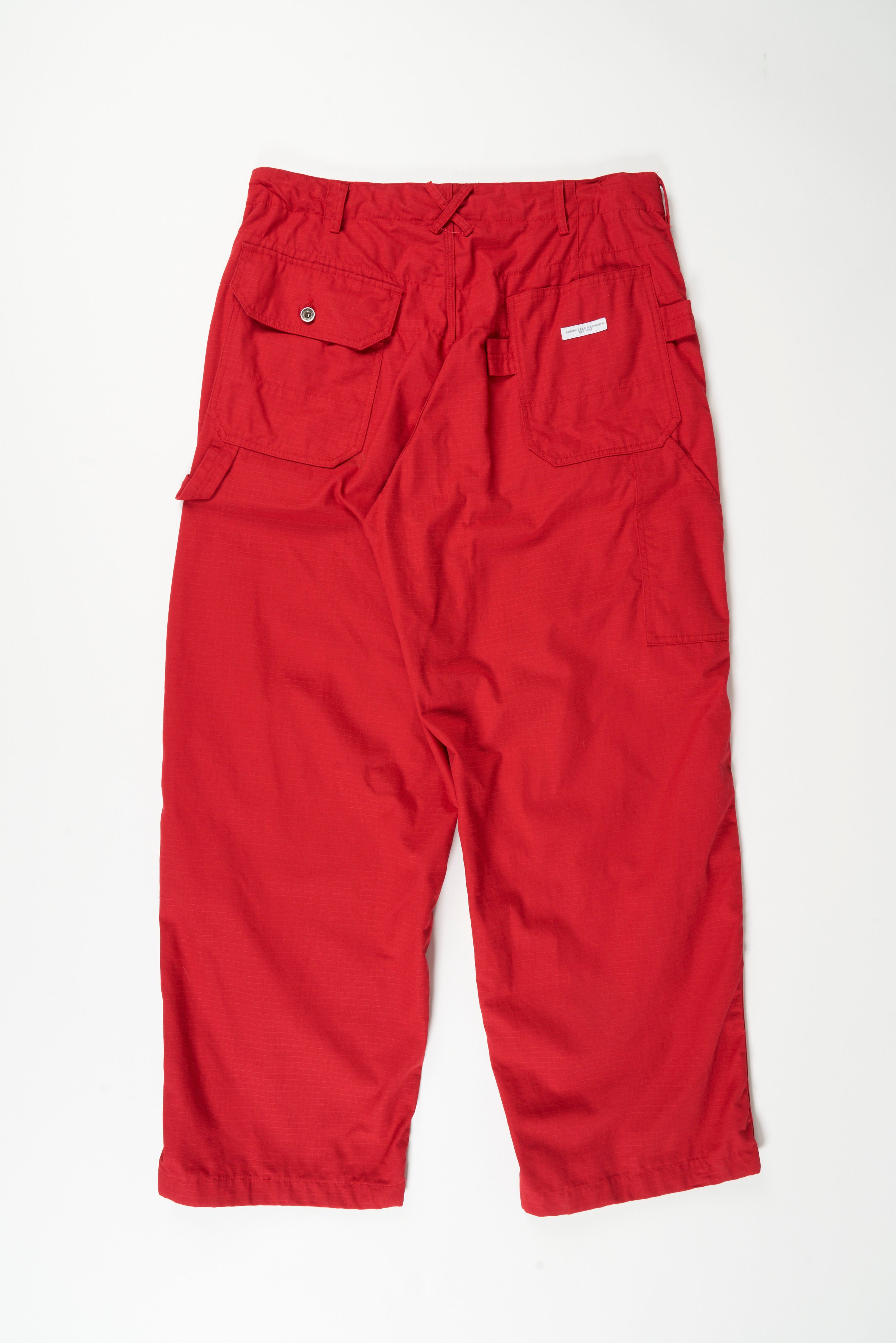 Painter Pant - Red Cotton Ripstop