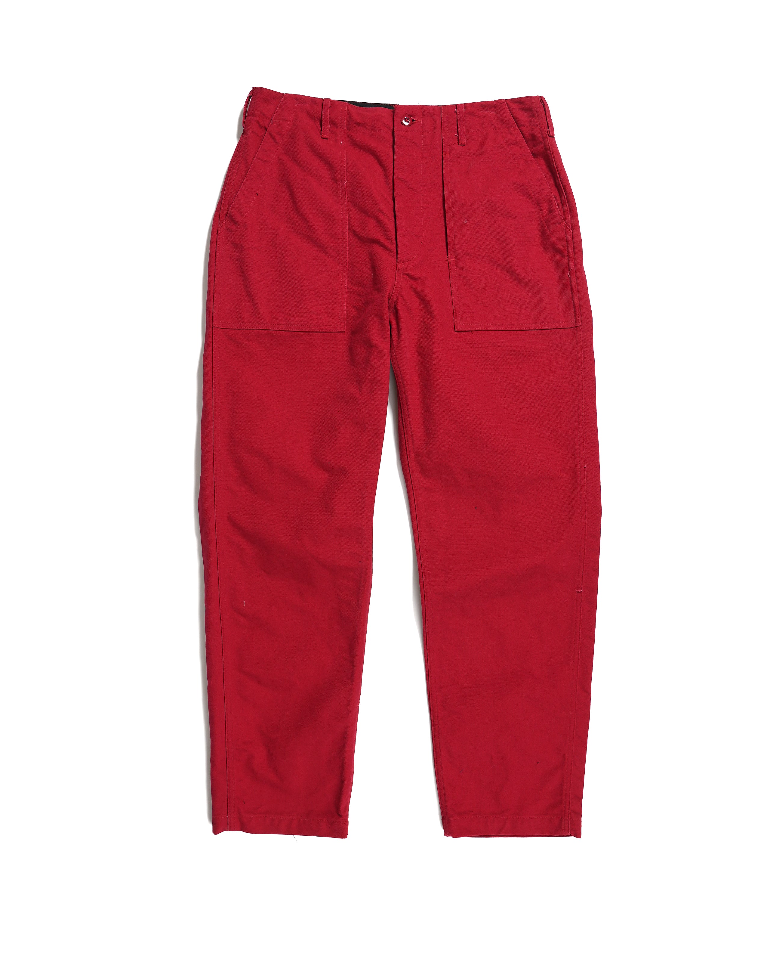 Fatigue Pant - Red 12oz Duck Canvas