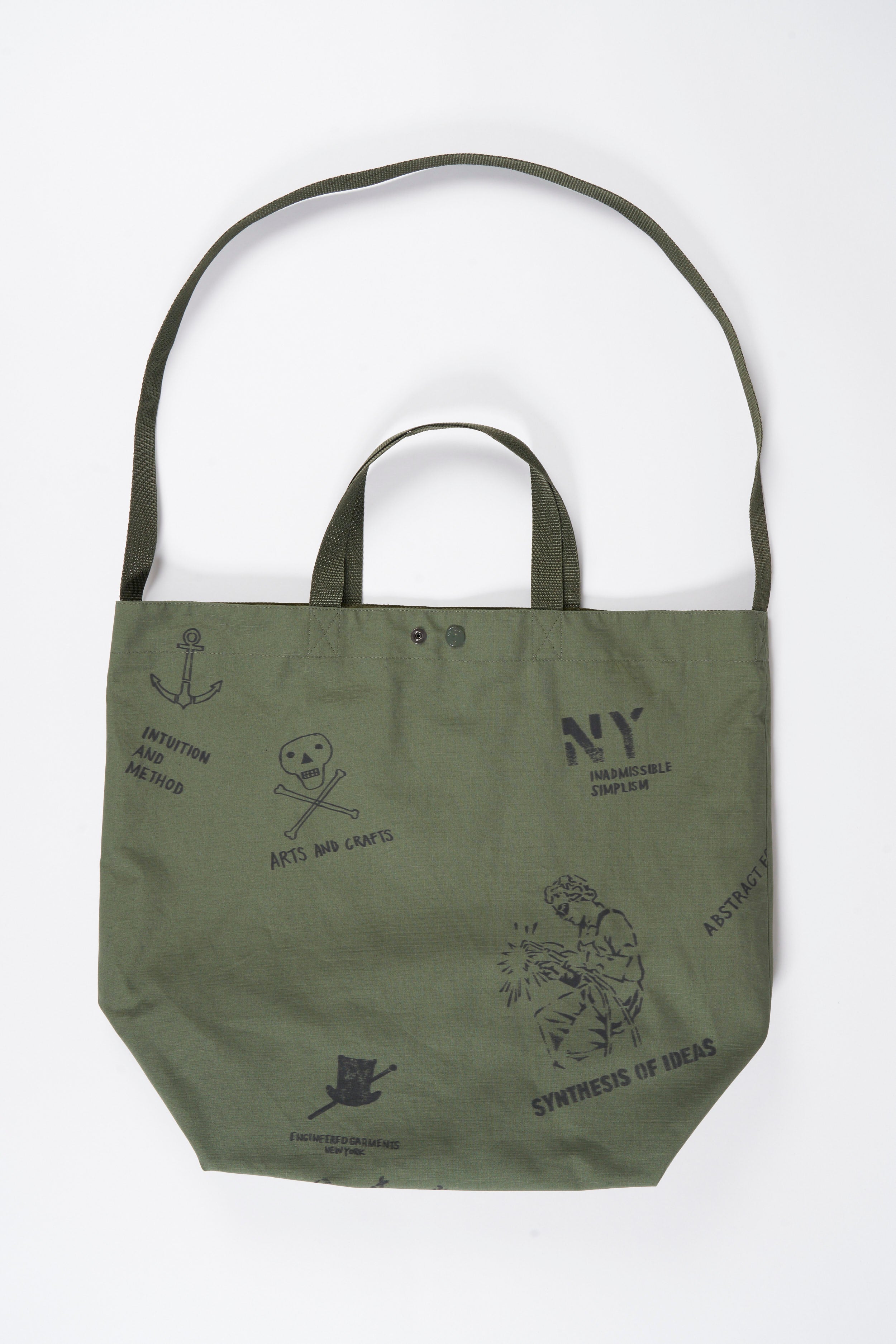 海外限定】 Engineered Garments◇Carry Tote/ベージュ/汚れ有 All