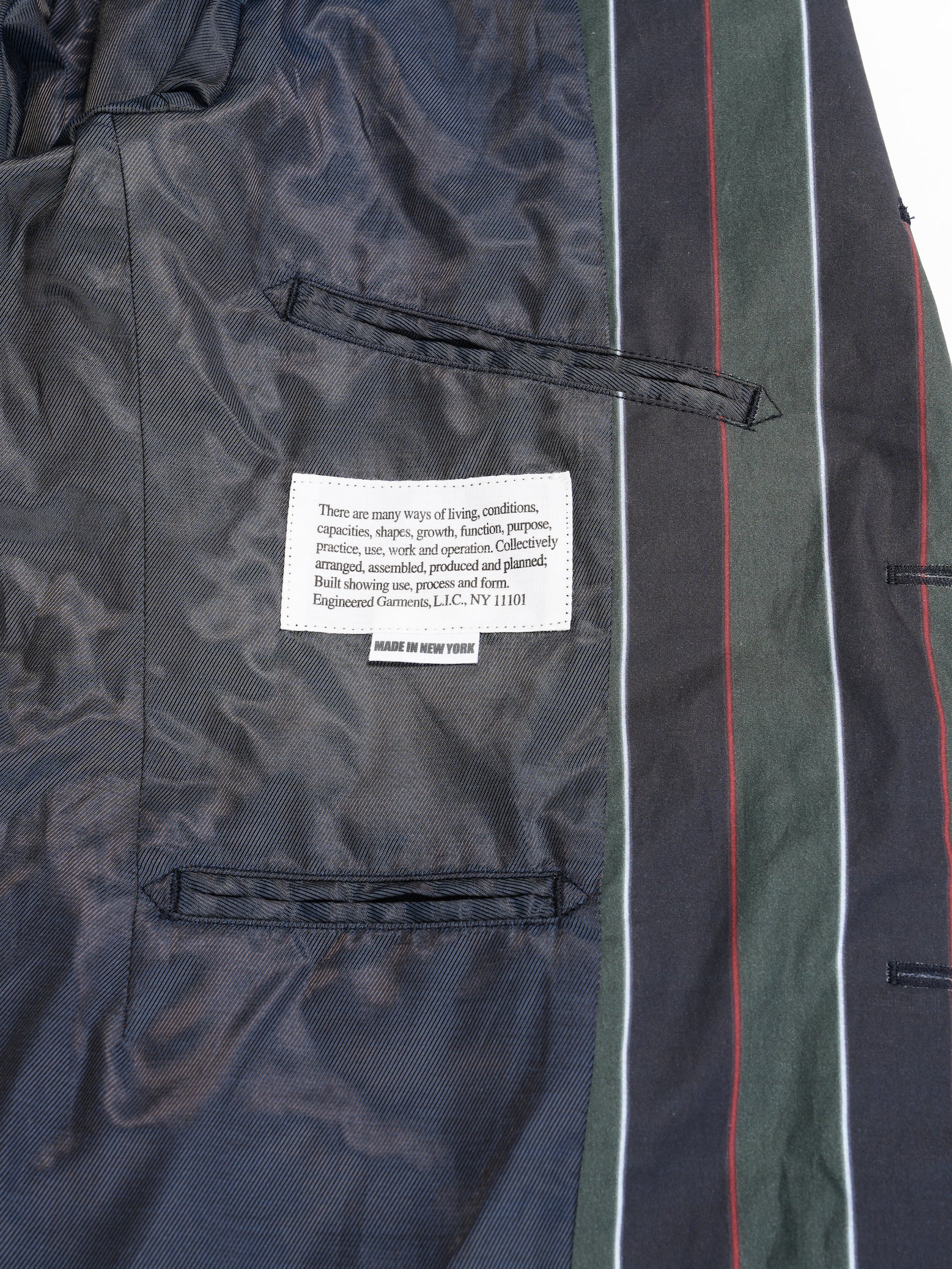 Andover Jacket - Multi Color Regimental Stripe