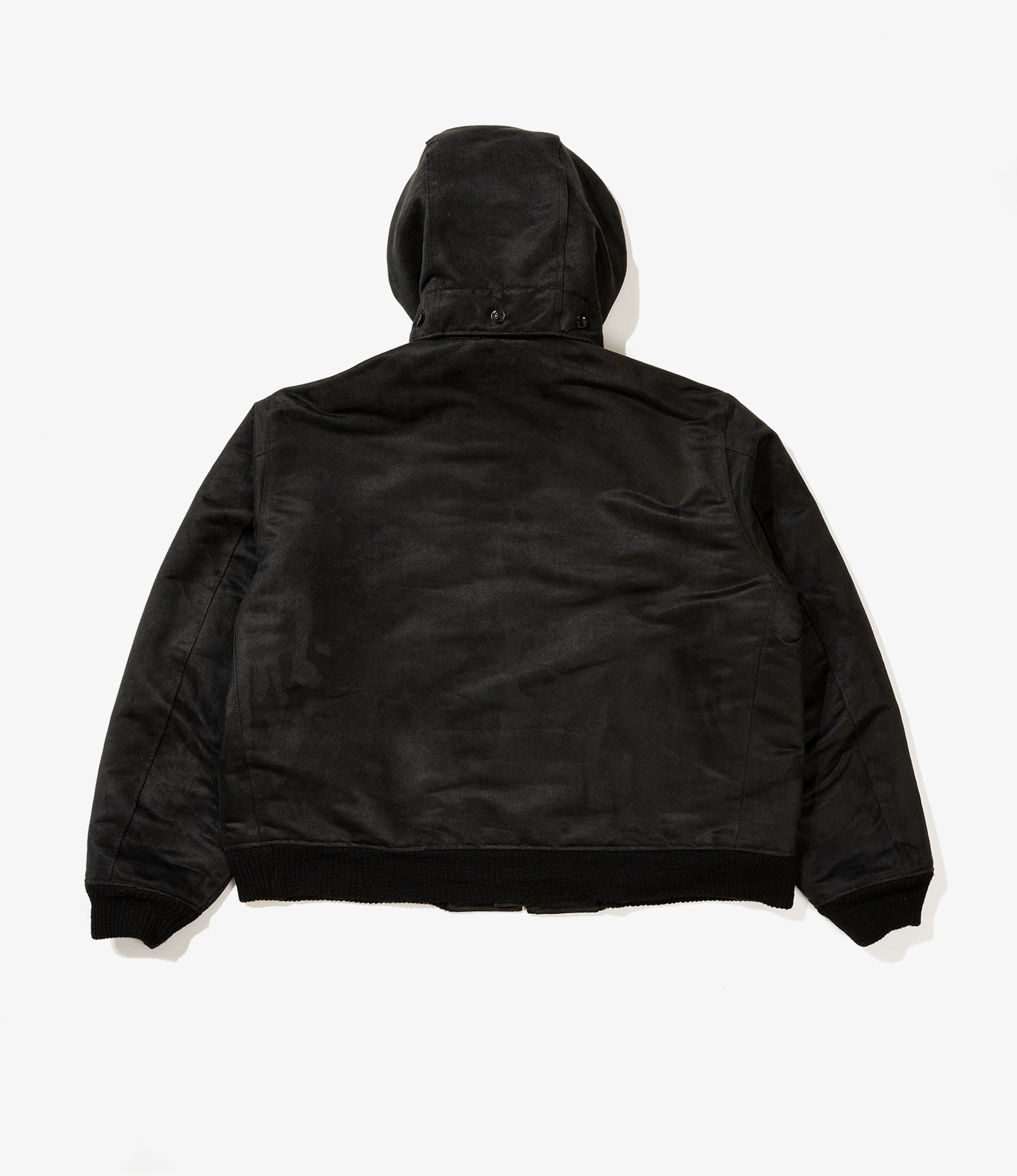 LL Jacket - Black Polyester Fake Suede