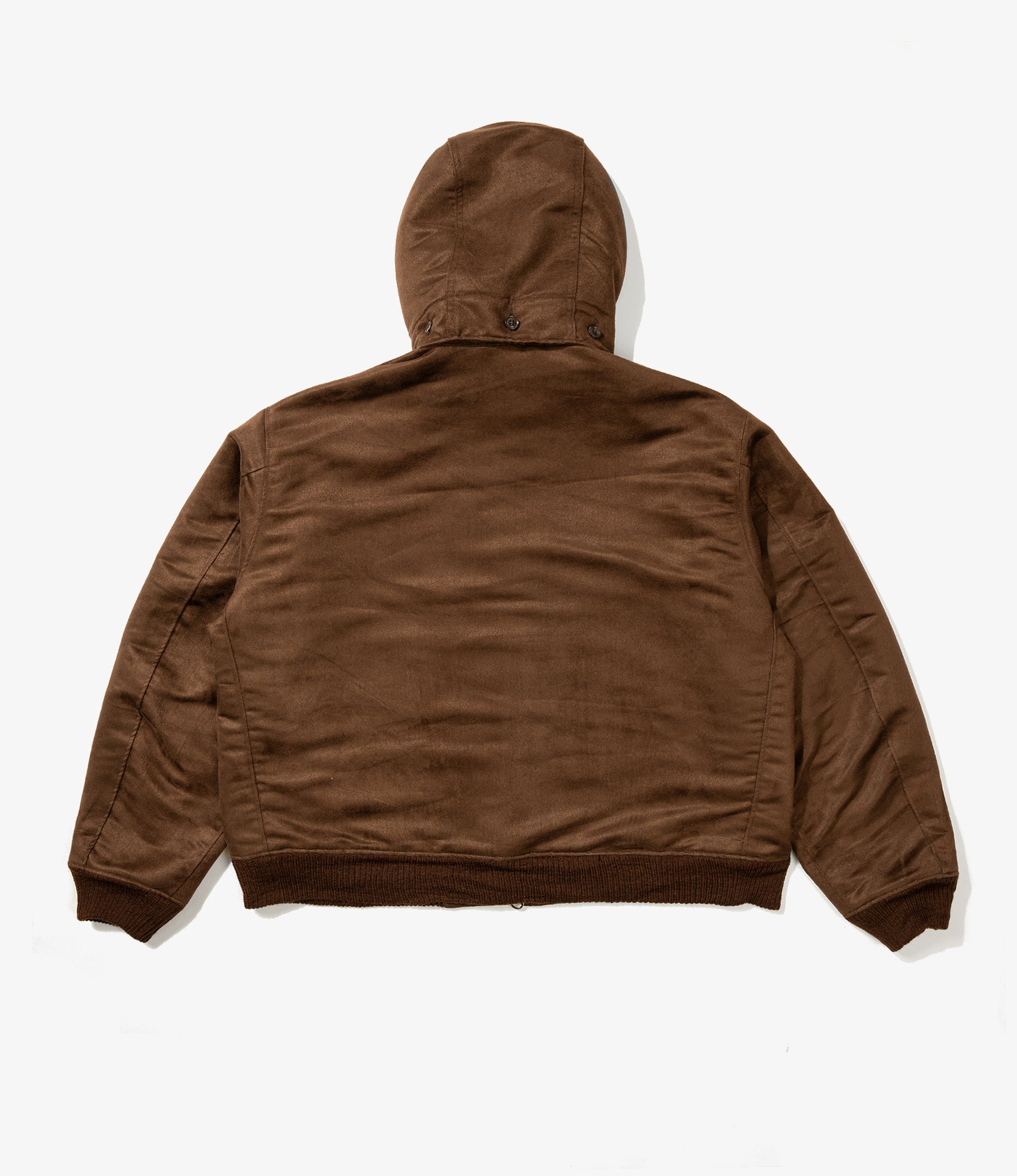 LL Jacket - Brown Polyester Fake Suede