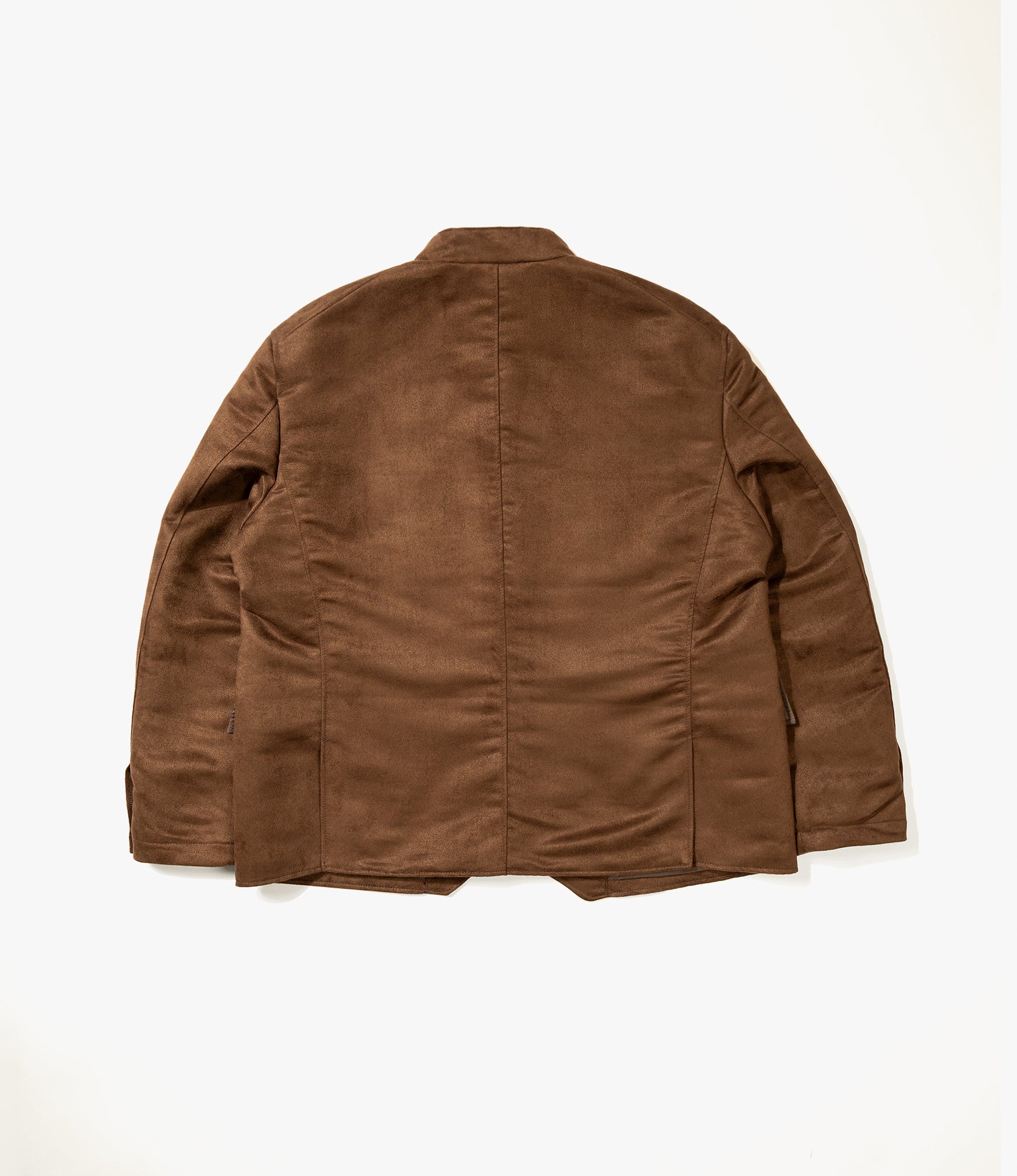 Chelsea Jacket - Brown Polyester Fake Suede