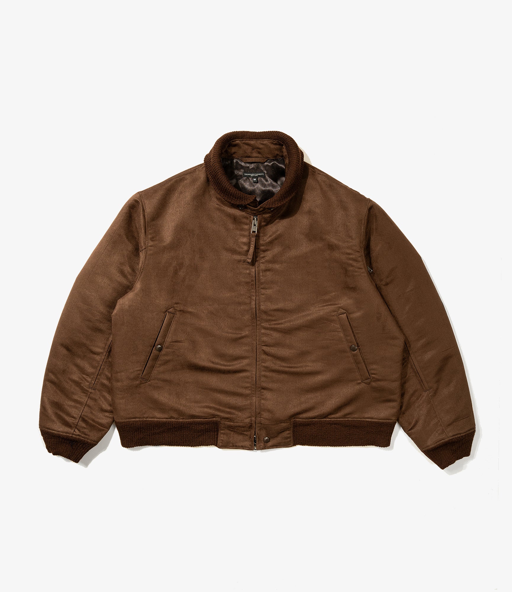 LL Jacket - Brown Polyester Fake Suede