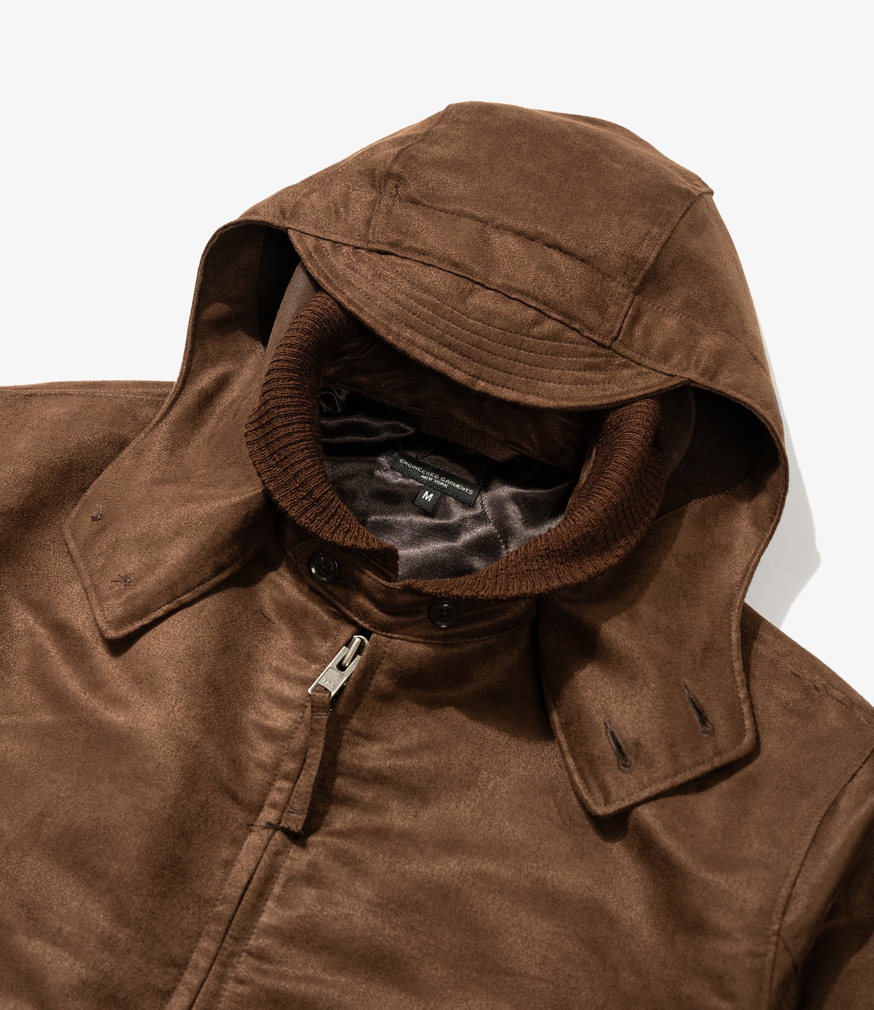 LL Jacket - Brown Polyester Fake Suede