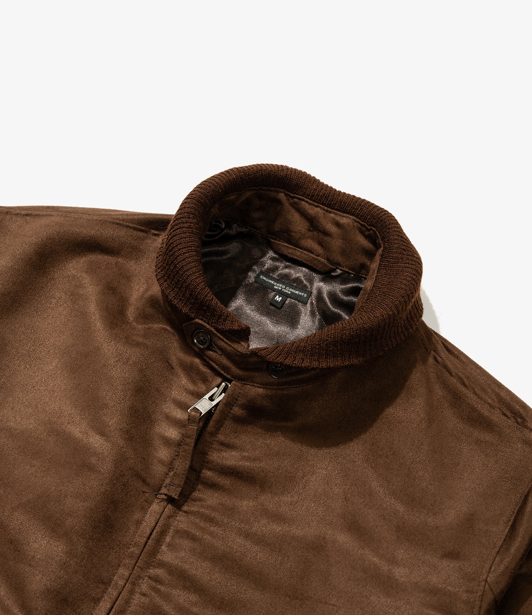 LL Jacket - Brown Polyester Fake Suede