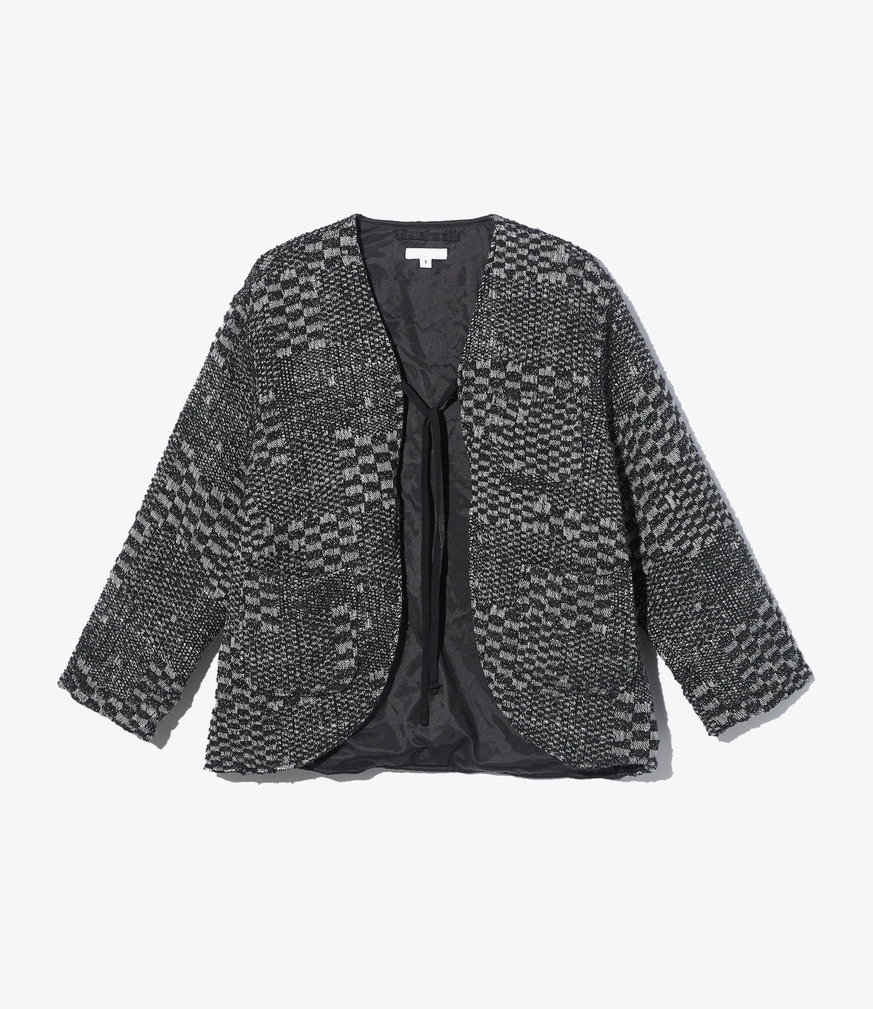 Engineered Garments - Women's Cutaway Jacket - Black/White Pattern